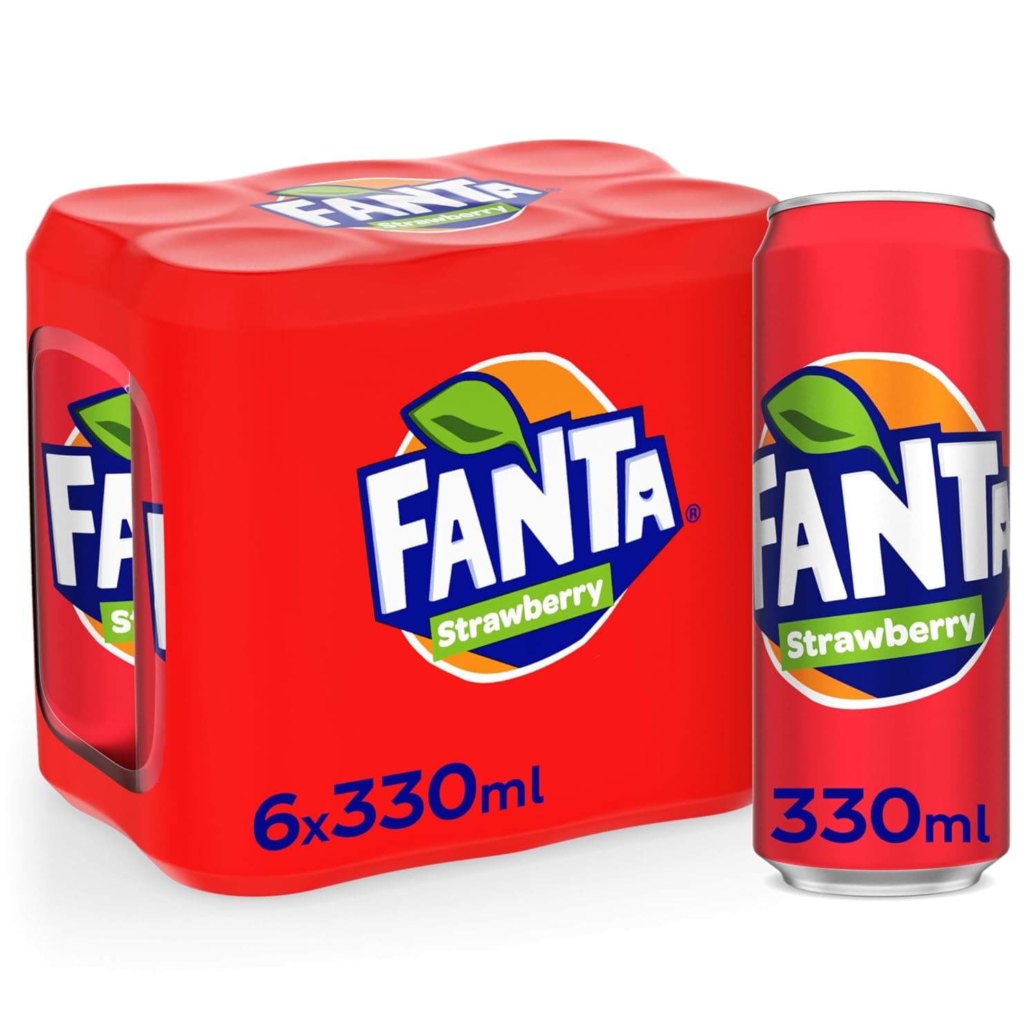 Fanta Strawberry Soft Drink – 6 x 355 ml