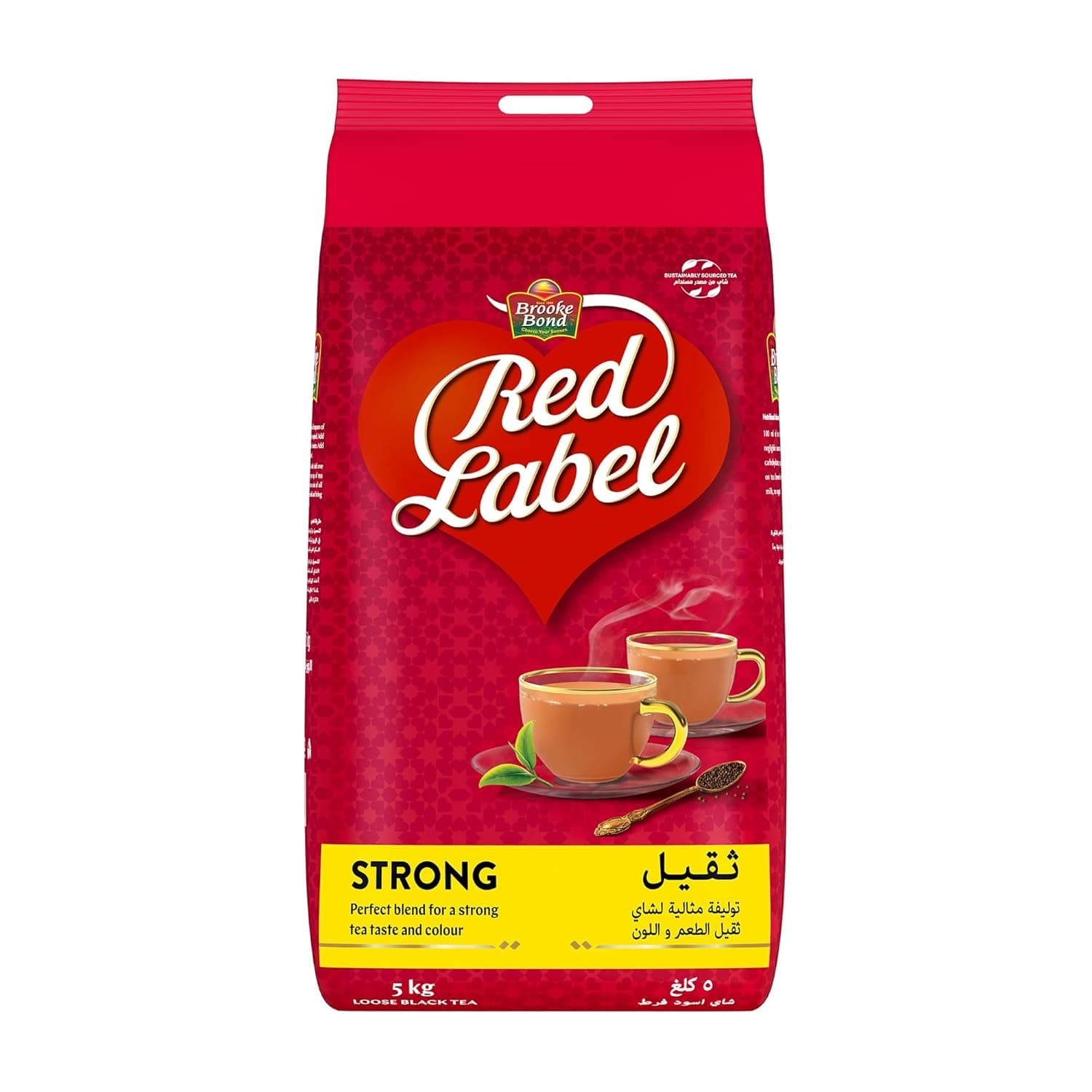 شاي سائب ريد ليبل أسود من بروك بوند، 5 كيلوجرام