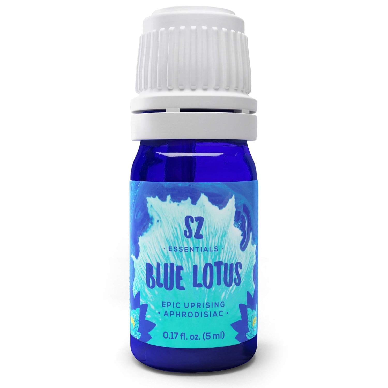 Blue Lotus Essential Oil 100% Pure, Undiluted Oil - Extracted from Nymphaea Caerulea - Rich & Sweet Scent with Fruity Overtones - Therapeutic Grade & Vegan - 0.17oz (5ml) | Rich, sweet scent with fruity overtones Undiluted blue lotus oil for rituals, meditation & perfumery Vegan