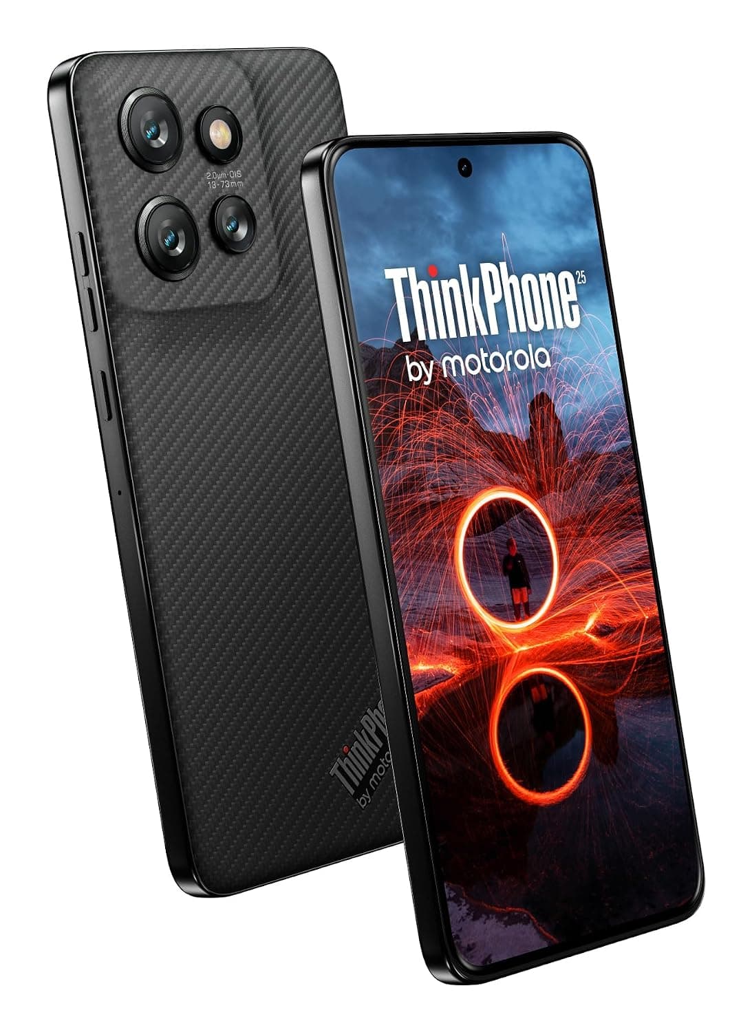 Motorola ThinkPhone 25 5G 2024 XT2409-06 | Dual SIM (Nano SIM, eSIM) 256GB + 8GB RAM Android 14 Factory Unlocked Smartphone - Carbon Black