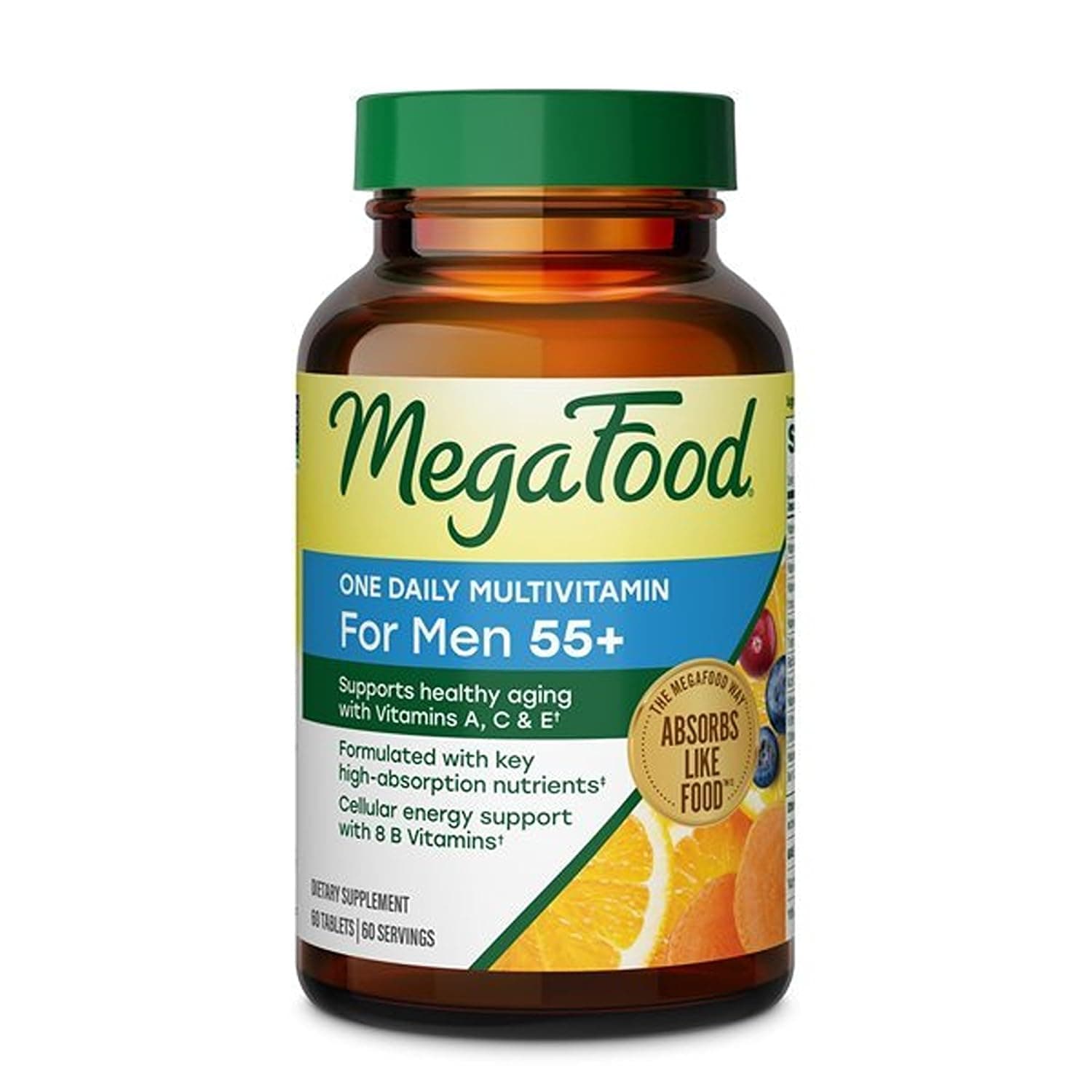 MegaFood, Men Over 55 One Daily, 60 Tablets