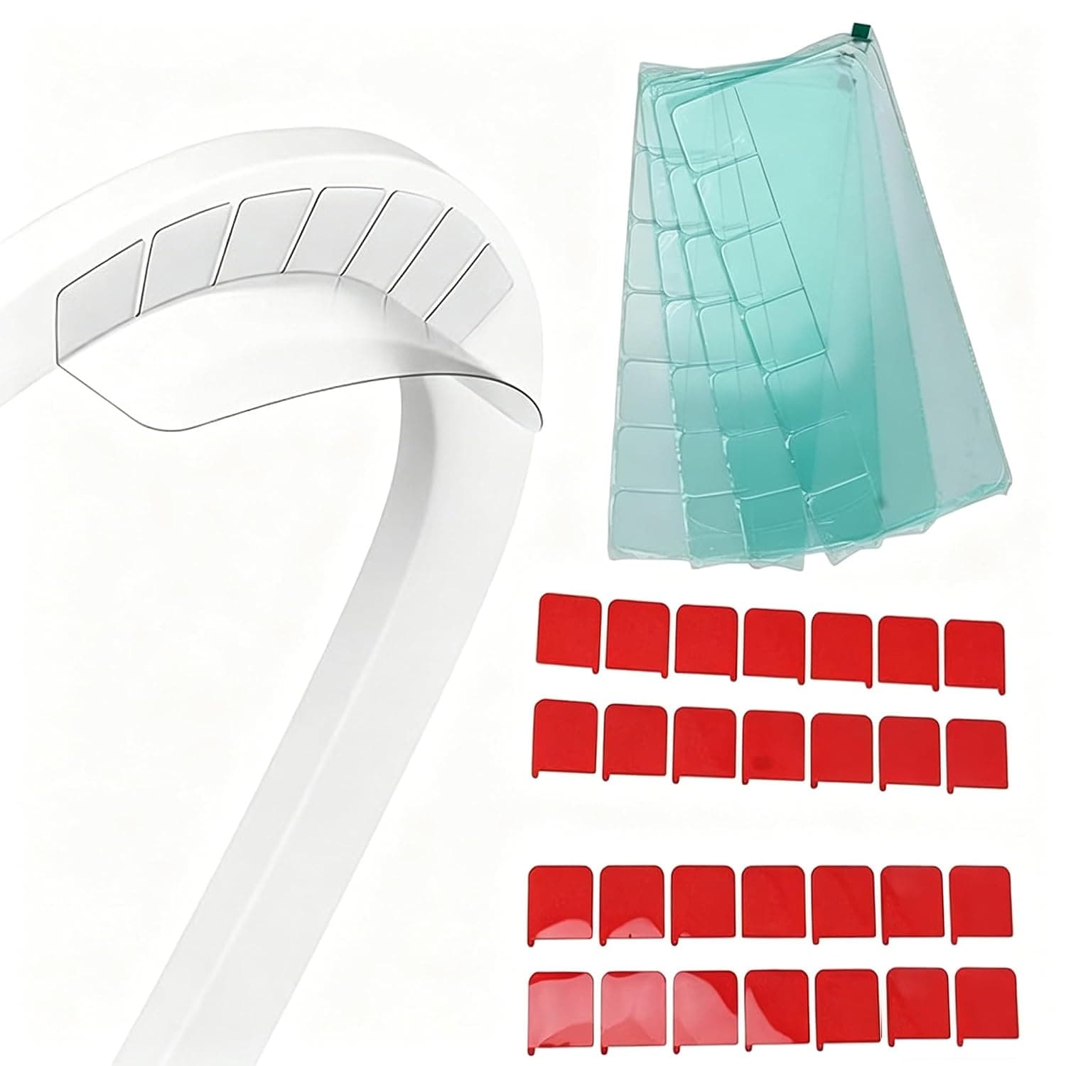 4 Pcs Toilet Pee Guard for Toilet Seat, Splash Guard Prevents Kids and Adult from Peeing Splash to Keep Toilet Clean, Potty Training Pee Splash Guard with Upgrad Super Stickiness