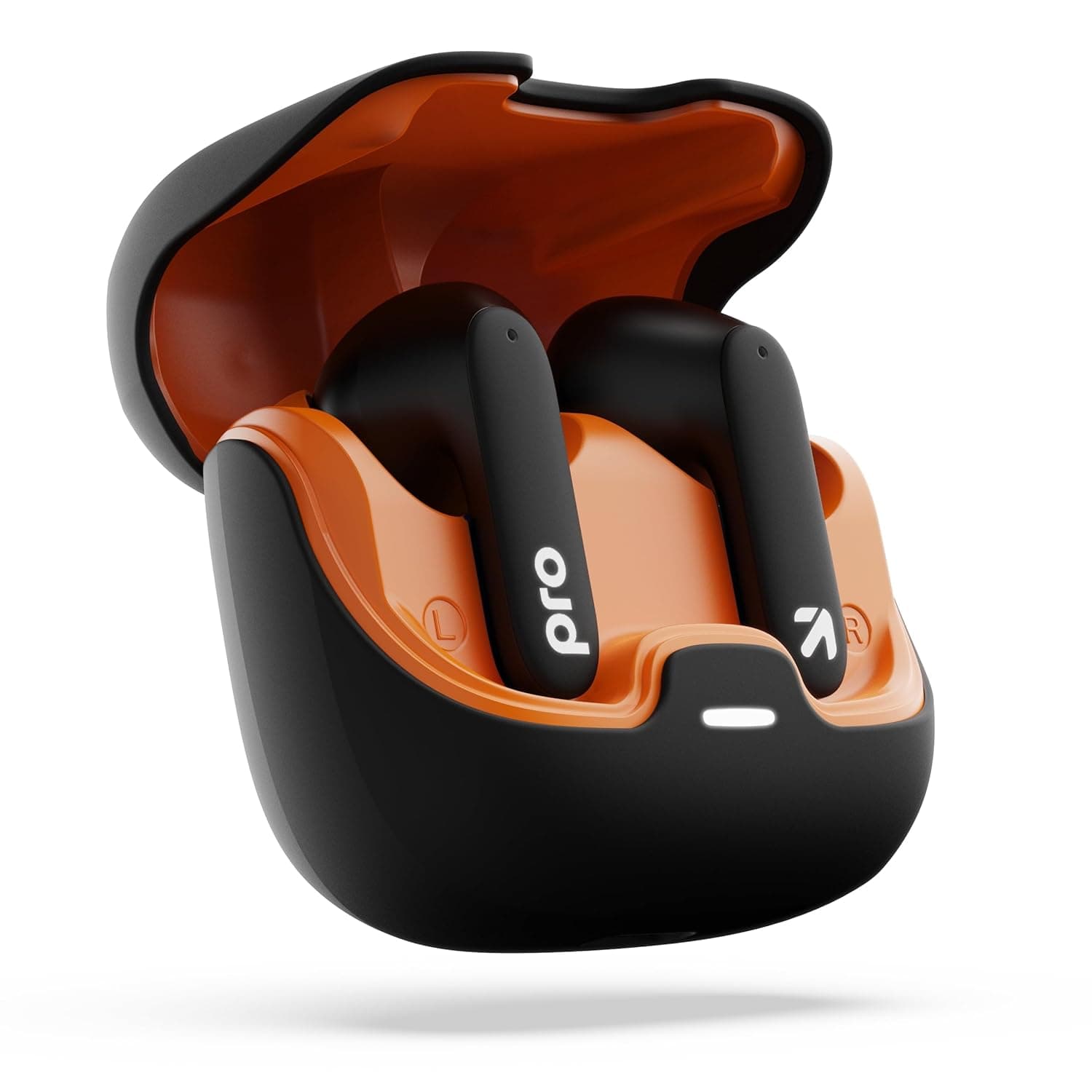 Boult Audio Z40 Pro with 100H Playtime, Quad Mic ENC, 45ms Low Latency Gaming, Premium Rubber Grip Case, 13mm Bass Drivers, Made in India TWS Bluetooth 5.3 Truly Wireless in Ear Earbuds (Midnight)