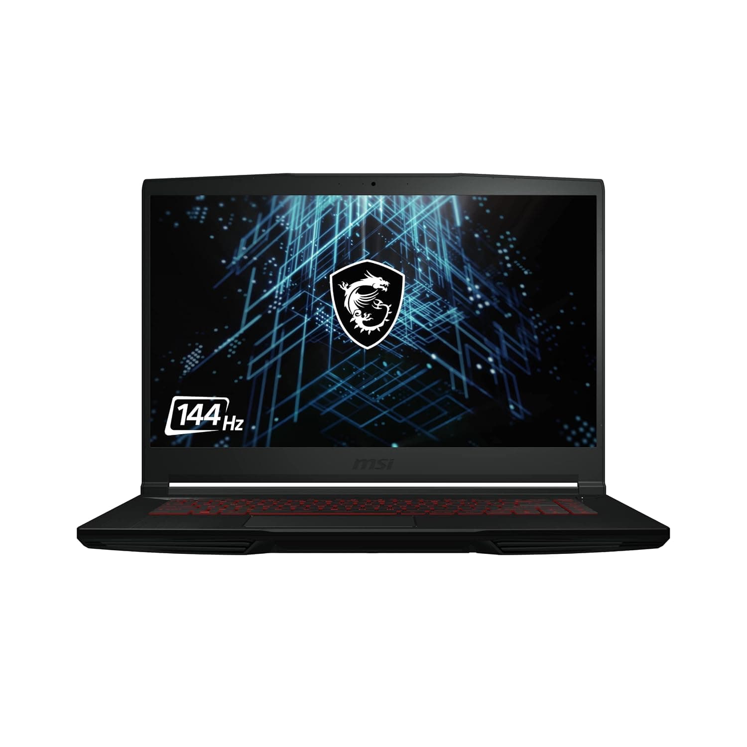 MSI GF63 15.6" 144hz Gaming Laptop: Intel Core i7-11800H, RTX 3050, 16GB, 512GB NVMe SSD, Win11 (11UC-1245) Black