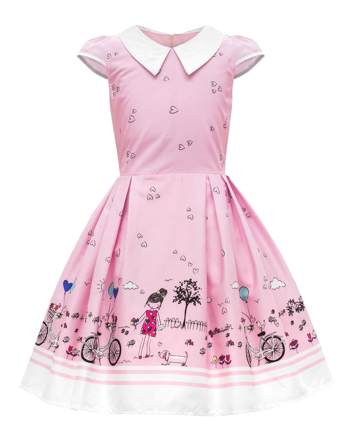 BlackButterfly Kids 'Olivia' Vintage Sunshine 50's Children's Girls Dress