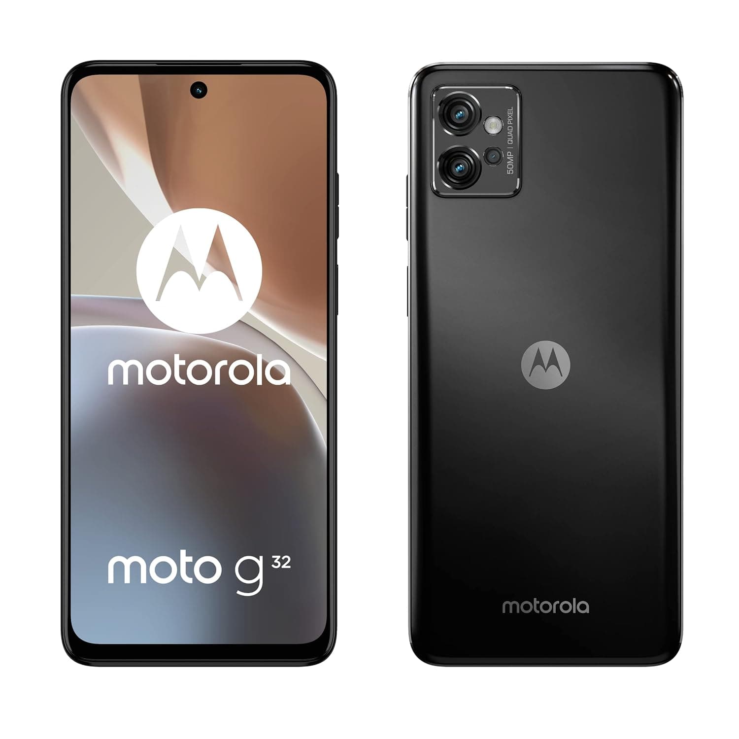 Motorola Moto G32 Dual-Sim 128GB ROM + 6GB RAM (GSM only | No CDMA) Factory Unlocked 4G/LTE SmartPhone (Mineral Grey) - International Version