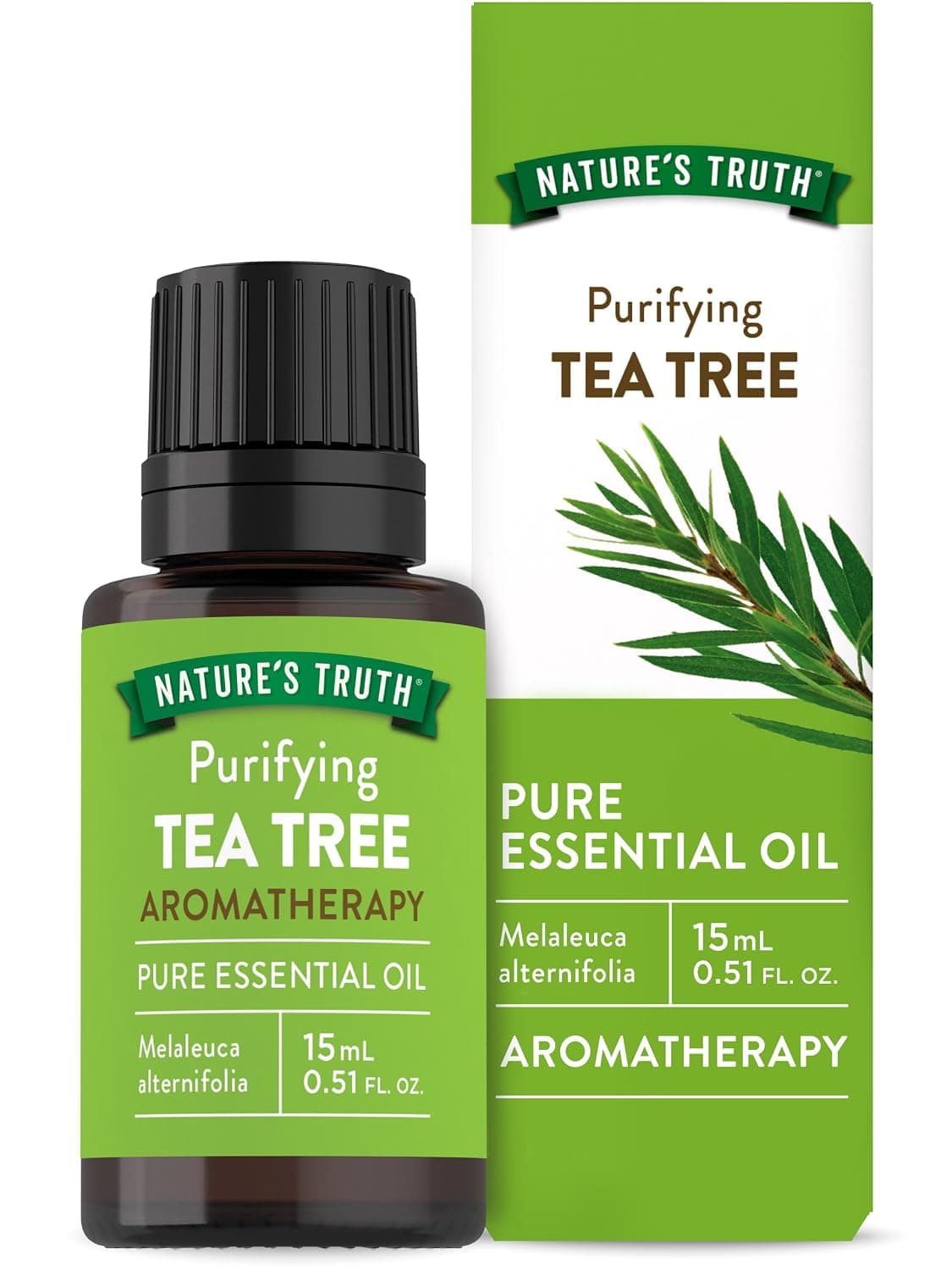 Nature's Truth Aromatherapy 100% Pure Essential Oil, Tea Tree, 0.5 Fl Oz