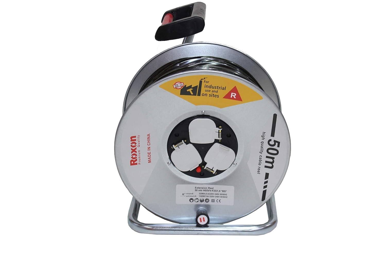 China Roxon- 4 Plugs Electric Cable Reel 50m