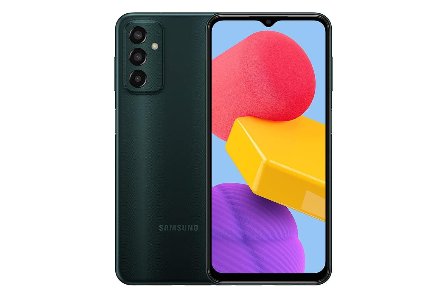 SAMSUNG Galaxy M13 LTE Dual Sim Smartphone, 4GB RAM, 128GB, Deep Green UAE Version