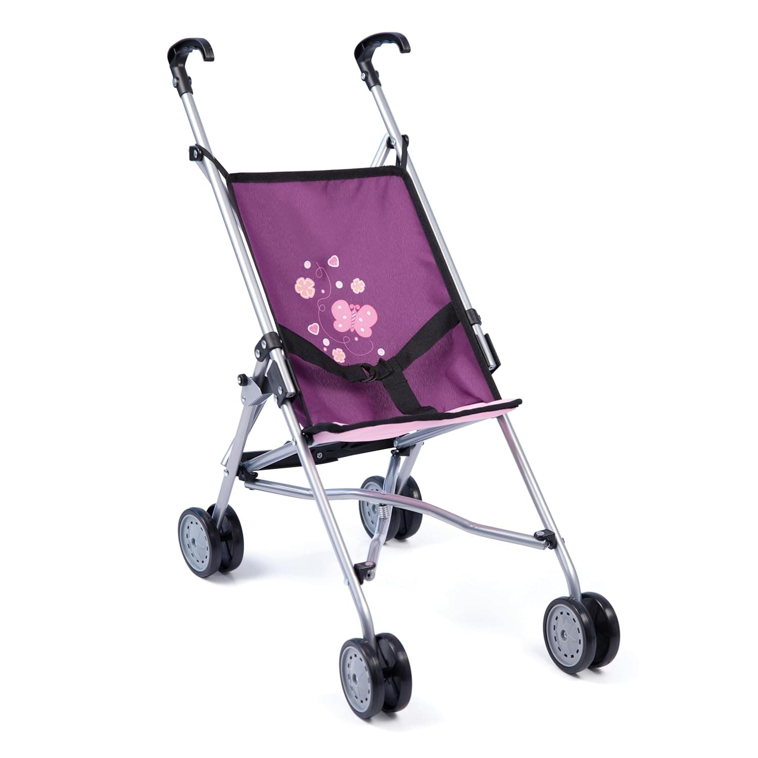 Bayer Design Dolls pushchair, Buggy, Umbrella Stroller, Pram for Toddler, Foldable, Double Wheel