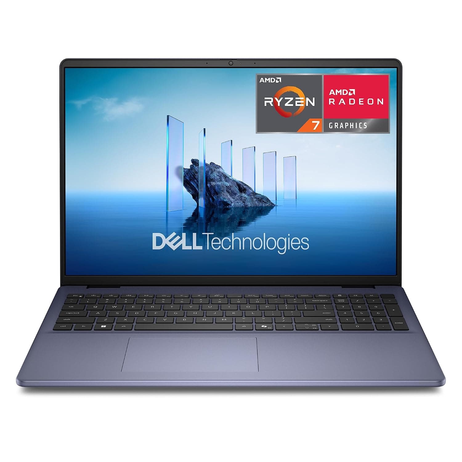 Dell 16 Laptop, FHD+, AMD Ryzen 7 250 Processor, 16GB RAM, Windows 11 Home | 1920x1200, 16:10, 300 nits, IPS, AMD Radeon Graphics, DDR5, 1TB SSD, Wi-Fi 6E, Backlit Keyboard, Midnight Blue, DC16256