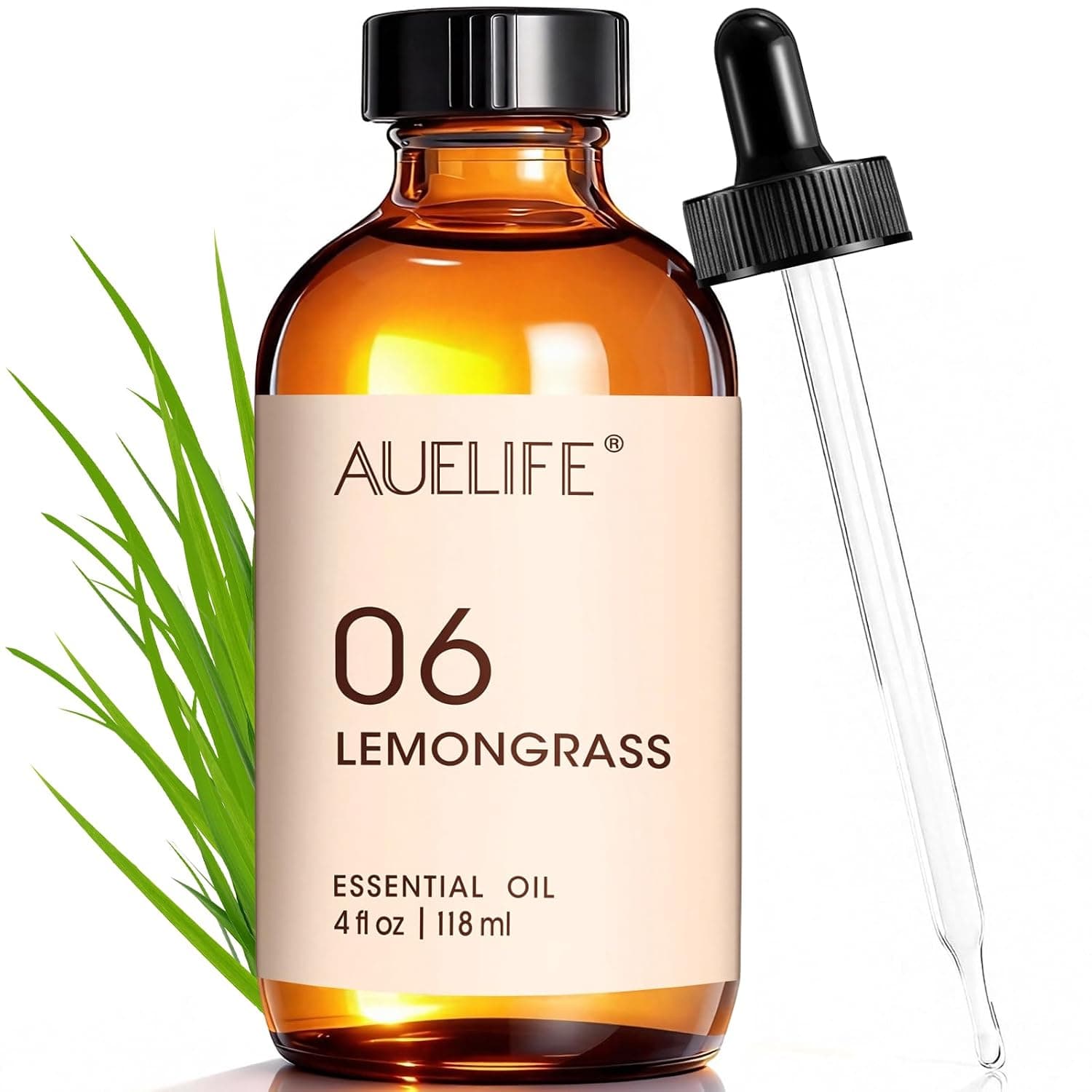 Lemongrass Essential Oil, 118ml (4 fl oz) Large Bottle