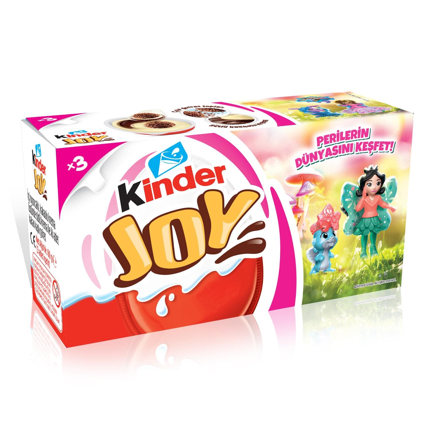 Kinder Joy Choco Egg (Girl), 3 Piece, 60 g