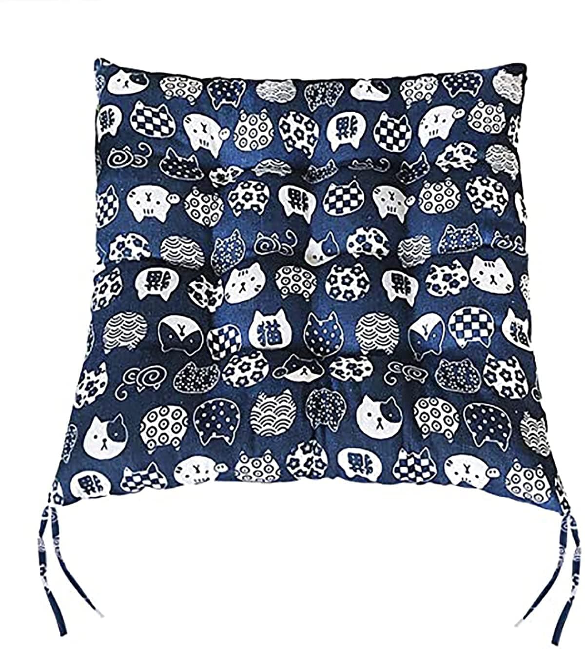 Cartoon Printed Soft Cotton Chair Cushion Pad, Non-slip Comfort Seat Pillow with Pressure Relief Design, Ideal for Home and Office Daily Chair Use