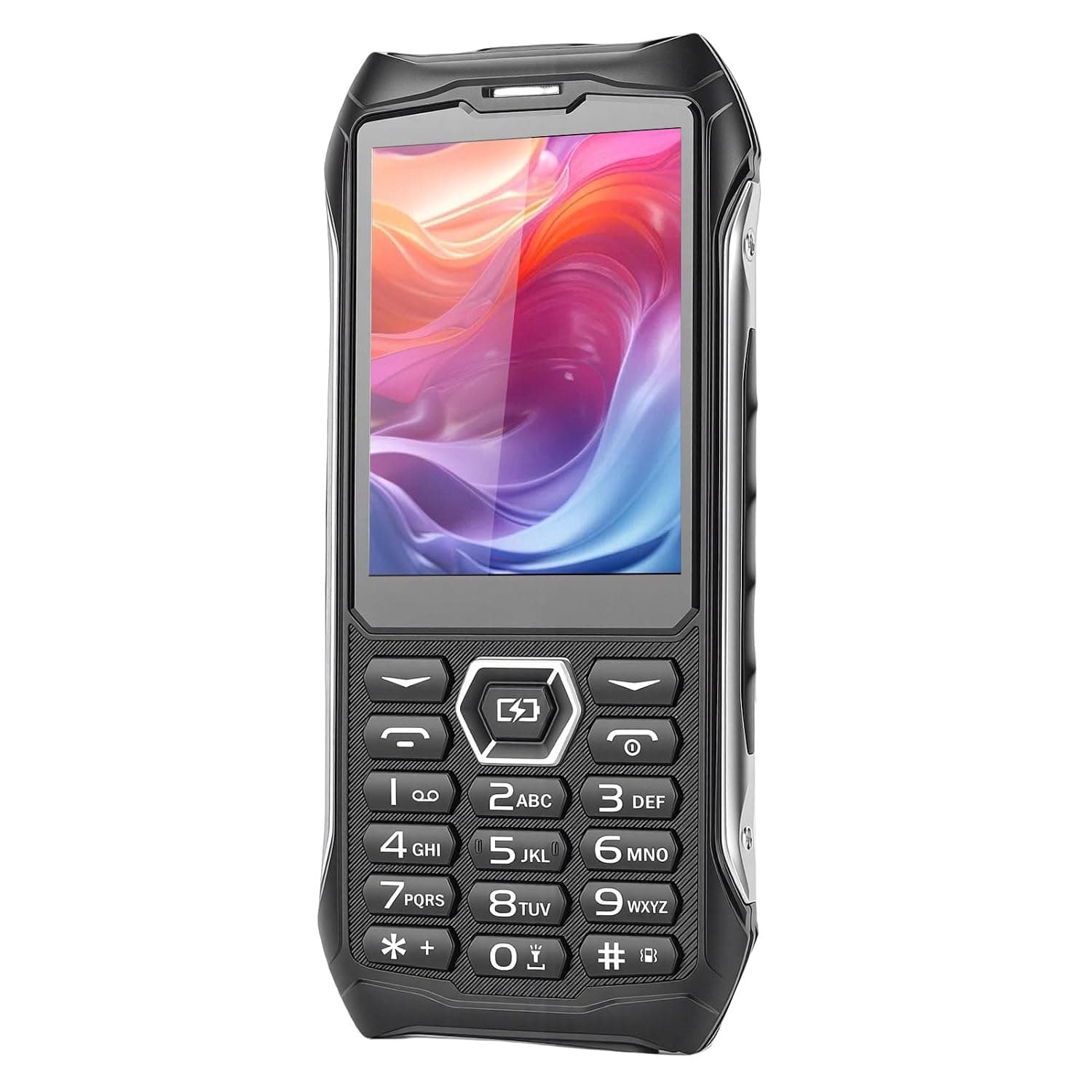 XUMIUZIY Large Button Cell Phone for Seniors, 4G LTE Unlocked Phones with SOS Button, 3.5 Inch HD Screen, Dual SIM Card Slots, Call and SMS Function, 4500mAh Battery
