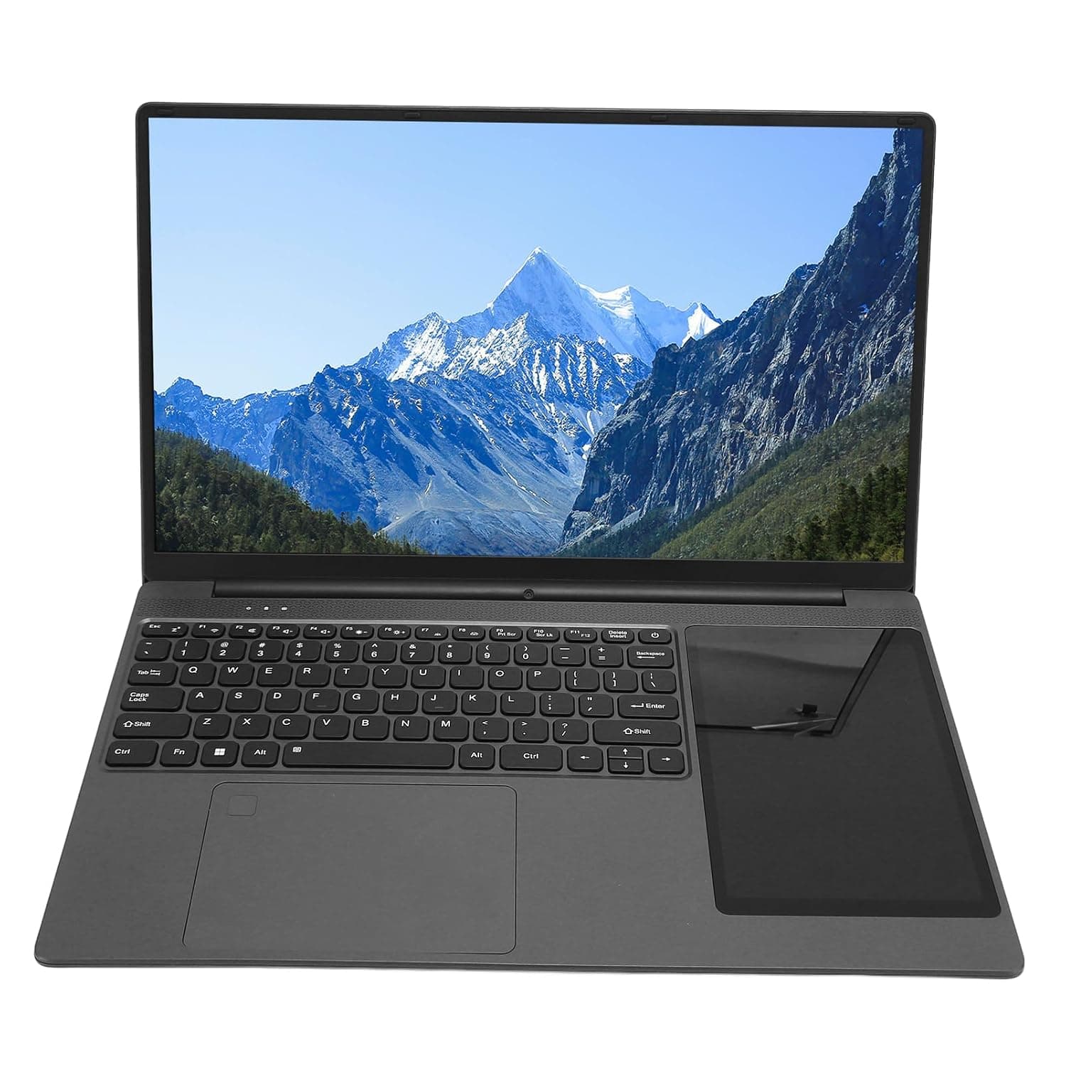 Laptop, 100-240V N5095 Dual Screen 16G LPDDR4 Multiport Laptop with 7 Inch for for 10 11 (UK Plug 16G+256G)
