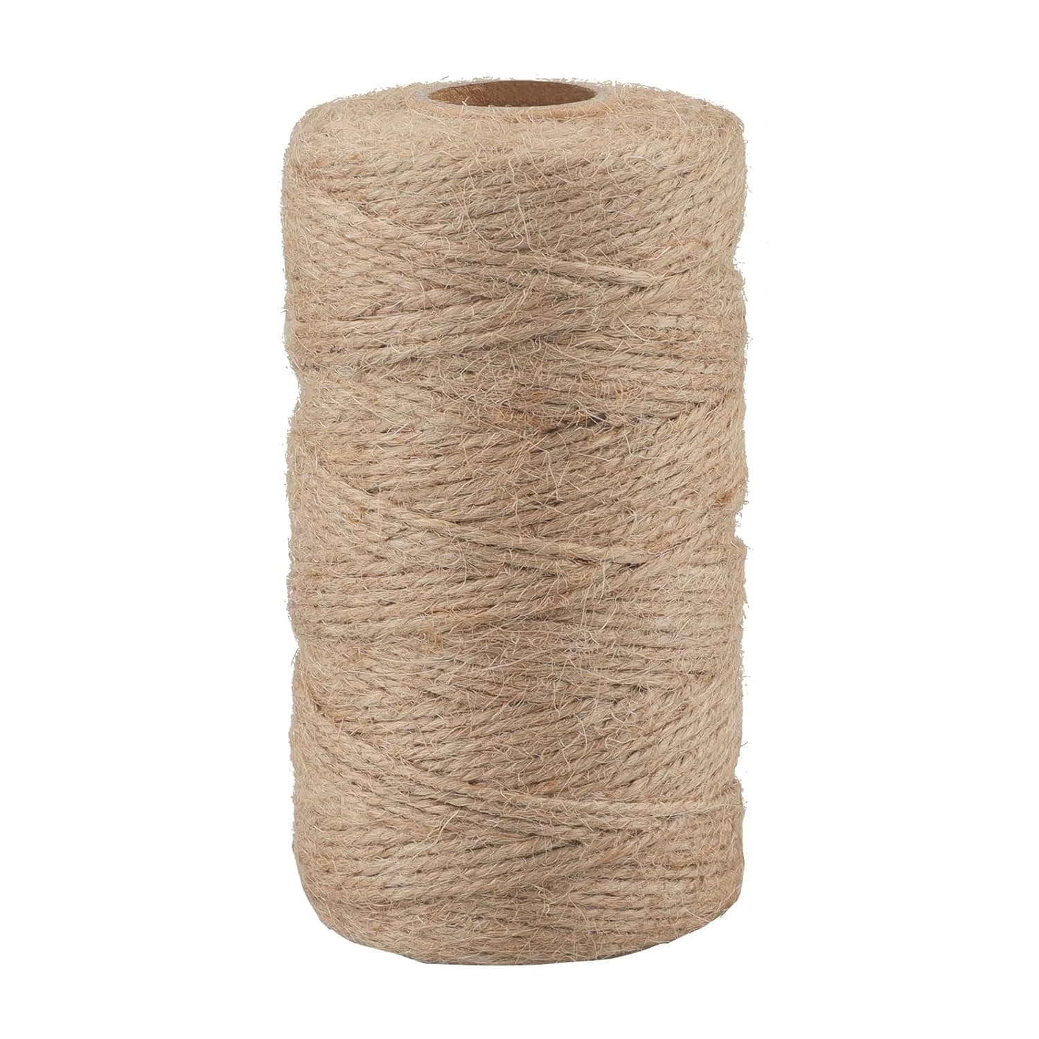 KINGLAKE Garden Twine Natural, 100m 1.5mm Jute Twine String Craft Twine for Gardening,Gift Wrapping,Packing,Decoration