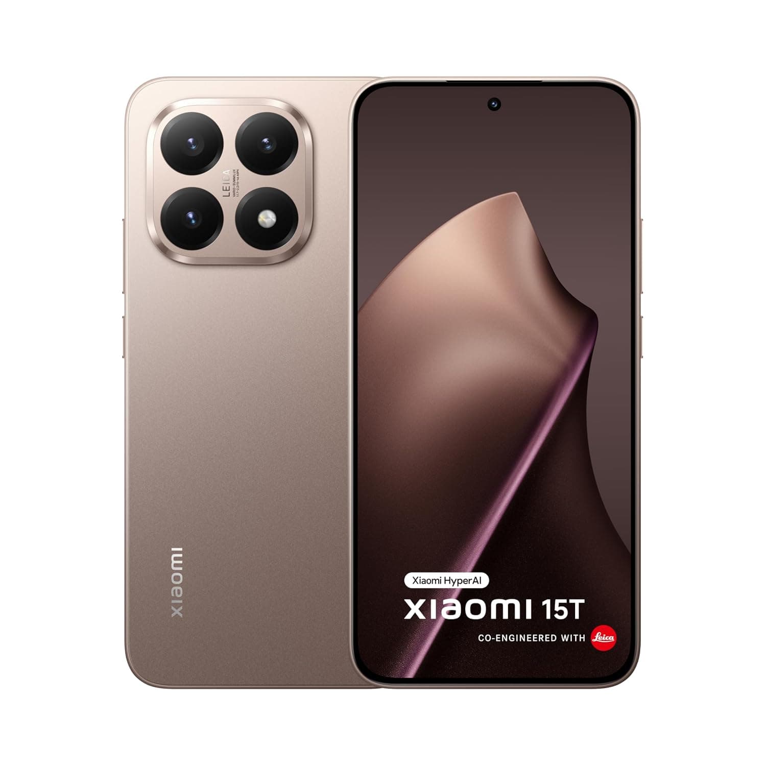 Xiaomi 15T Dual SIM+eSIM Rose Gold 12GB RAM 256GB 5G - Global Version