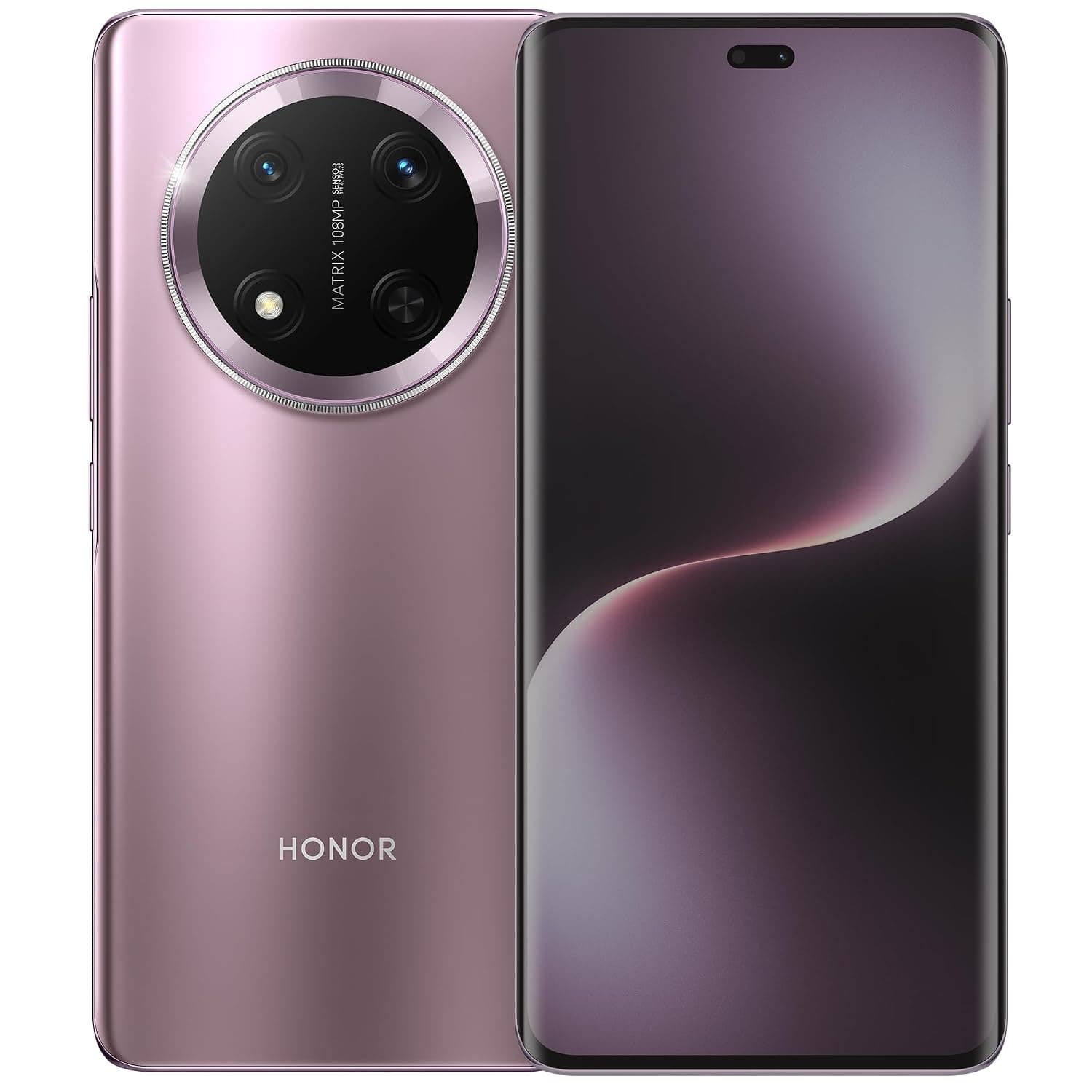 Honor Magic7 Lite DUAL-SIM 256GB ROM + 8GB RAM (GSM only | No CDMA) Factory Unlocked 5G SmartPhone (Titanium Purple) - International Version