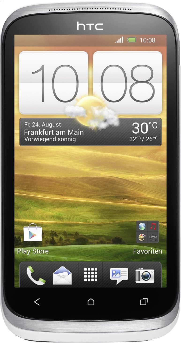 HTC Desire X Single-Sim 4GB ROM + 768MB RAM (GSM Only | No CDMA) Factory Unlocked 3G Smartphone (White) - International Version