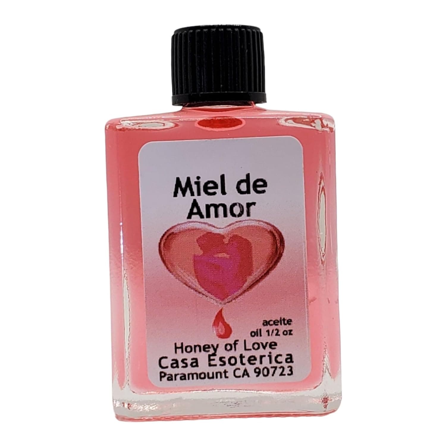 Honey of Love Oil (Miel de Amor Aceite) Spiritual Anointing Oil by CASA ESOTERICA MAGICK SPACE - Romance Spell - Attract & Sweeten Relationships with Love & Affection-0.5 FL OZ (1)