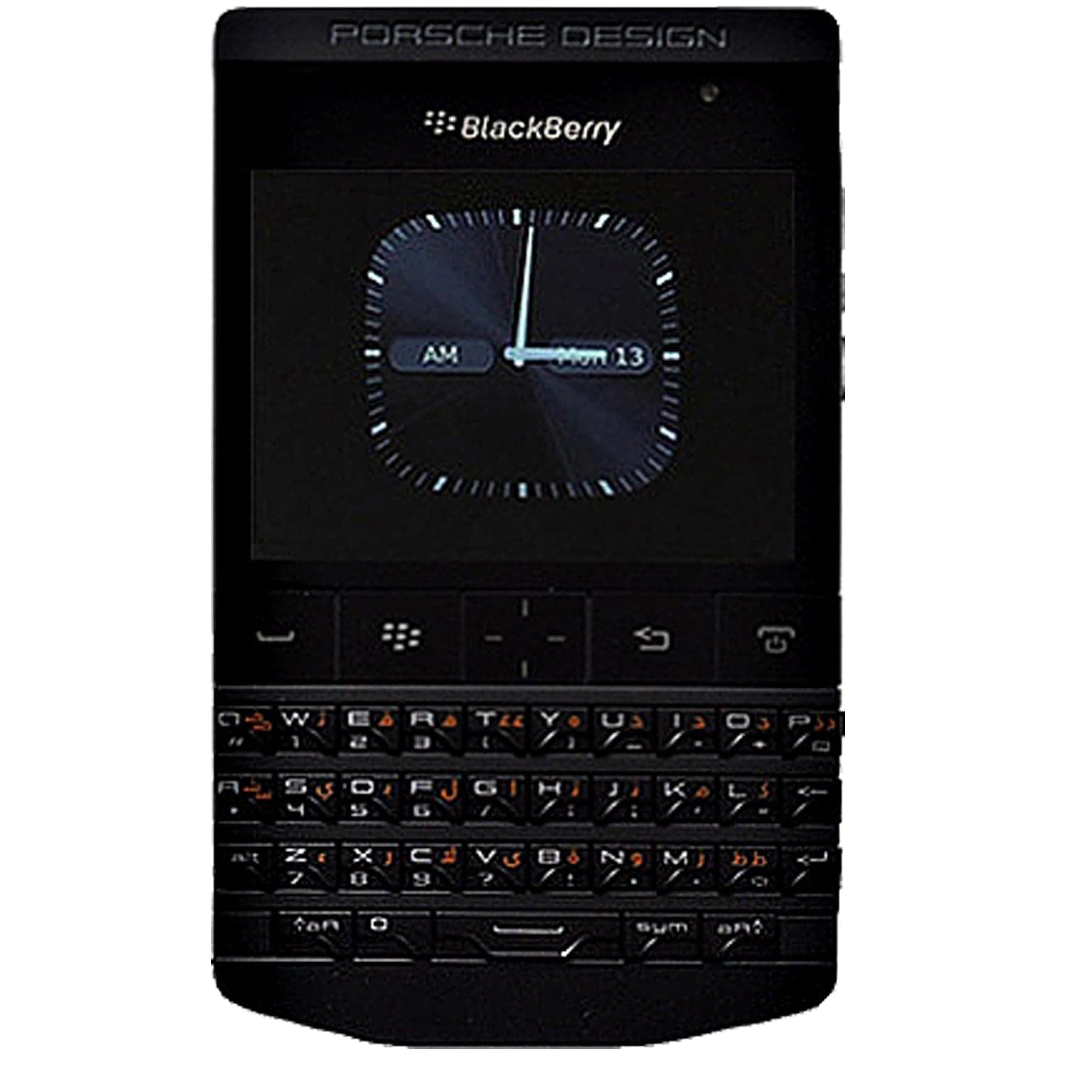 Porsche Design Blackberry P'9981(Black) for Users with Special Arabic Qwerty English Keypad Factory Unlocked,8Gb
