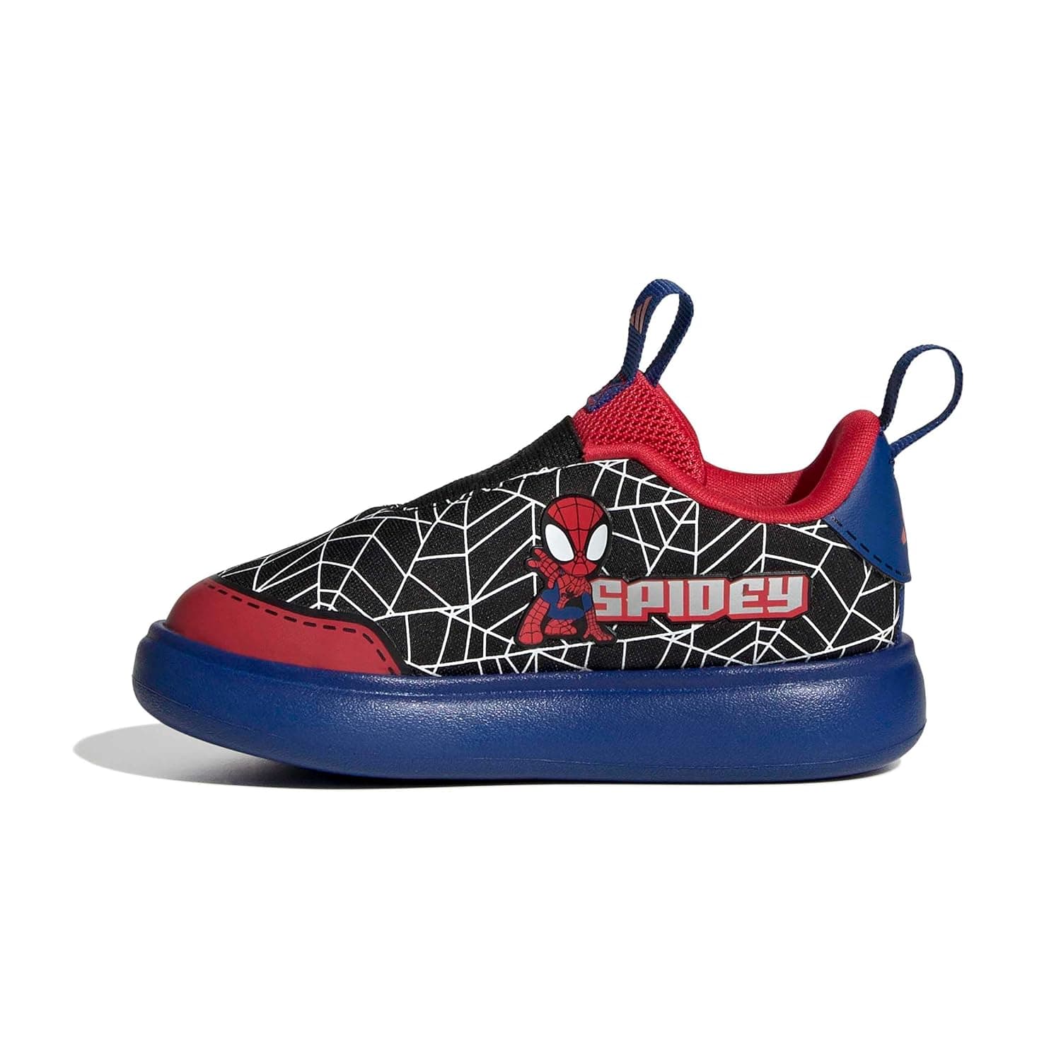 adidas Unisex Baby Marvel Spider-Man Bubblecomic Infants Shoes, core Black/Silver met./Team Royal Blue