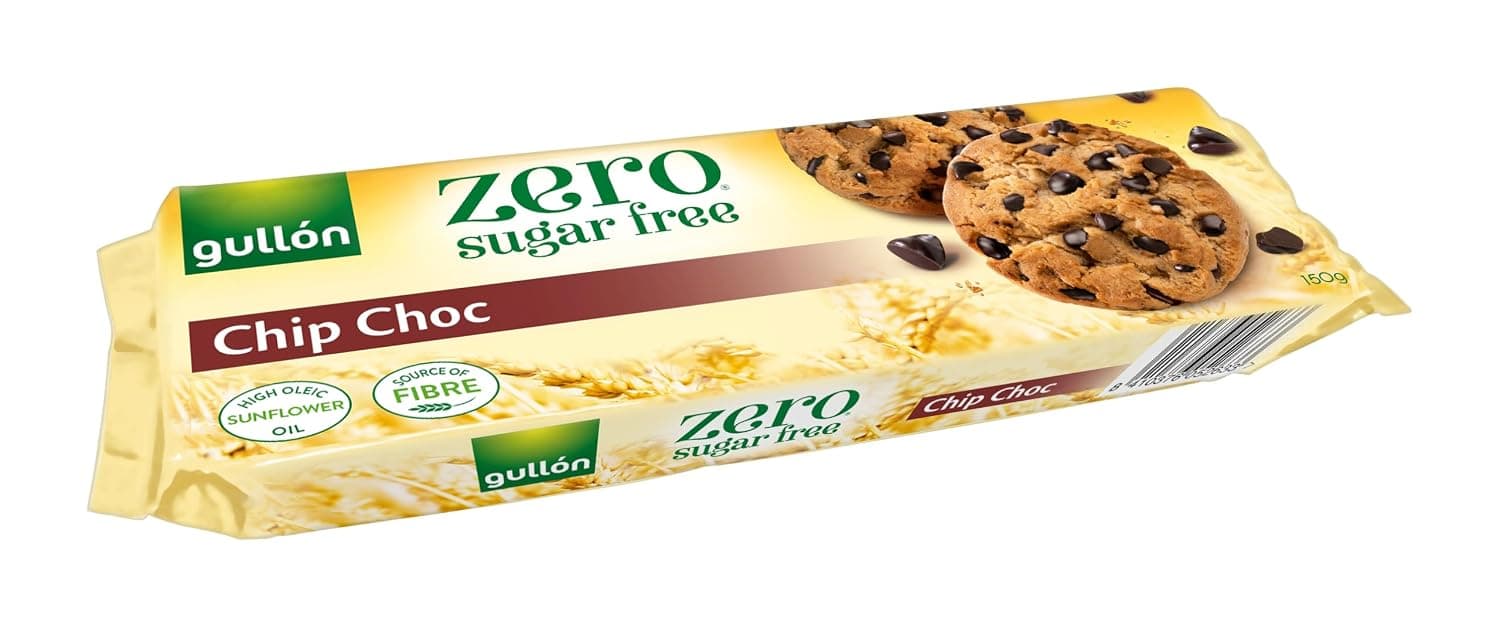 Gullon ZERO Sugar Free CHOCO CHIPS COOKIES 150G
