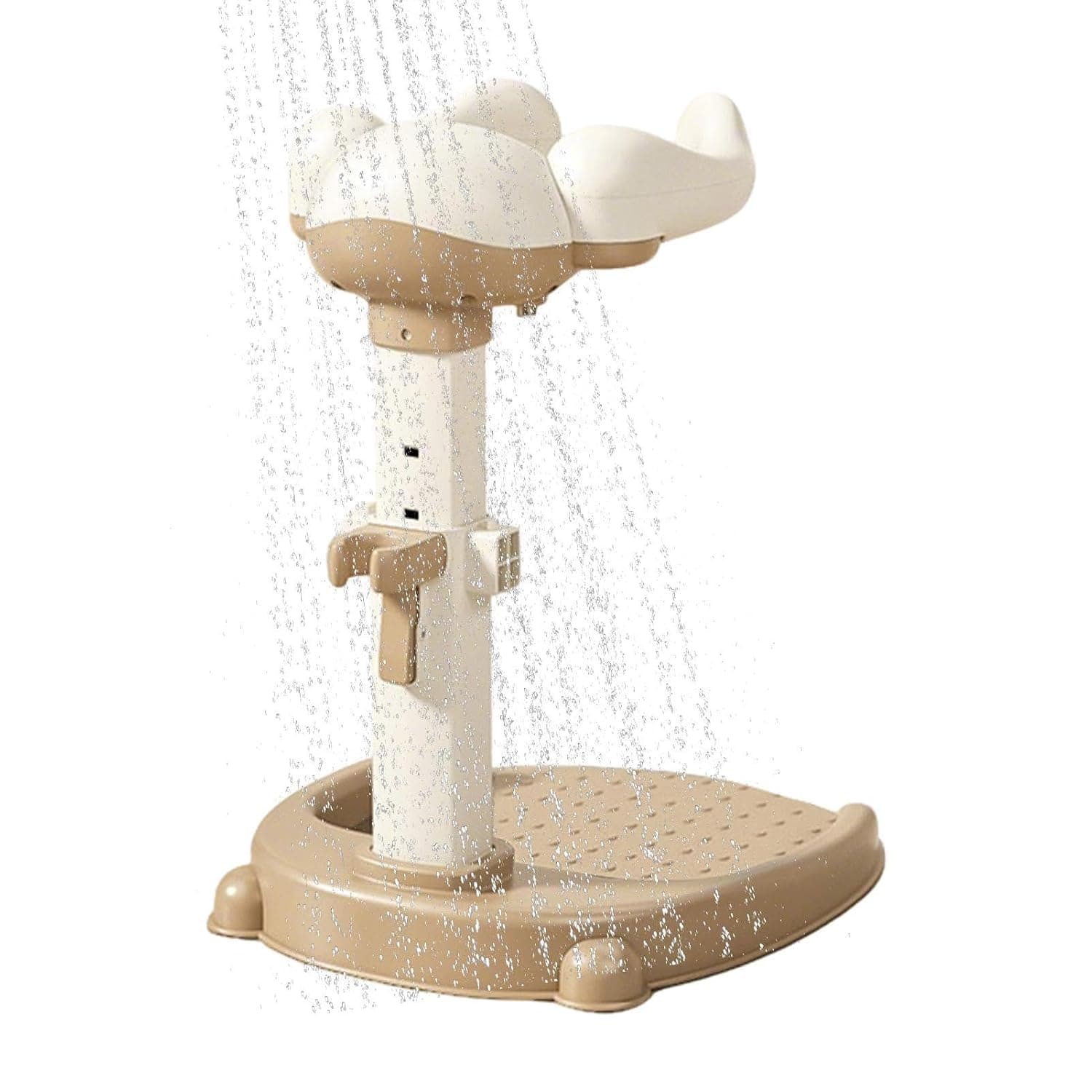 Kid Shower Stand Adjustable Support | Anti-Slip Kid Stand Up Shower for Home Tub Apartment Travel Hotel Boys Girls