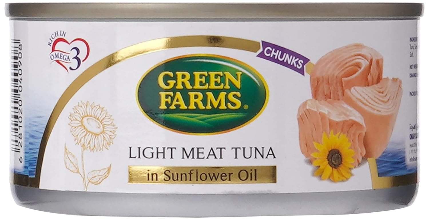Green Farms Light Meat Tuna Chunks, 160g