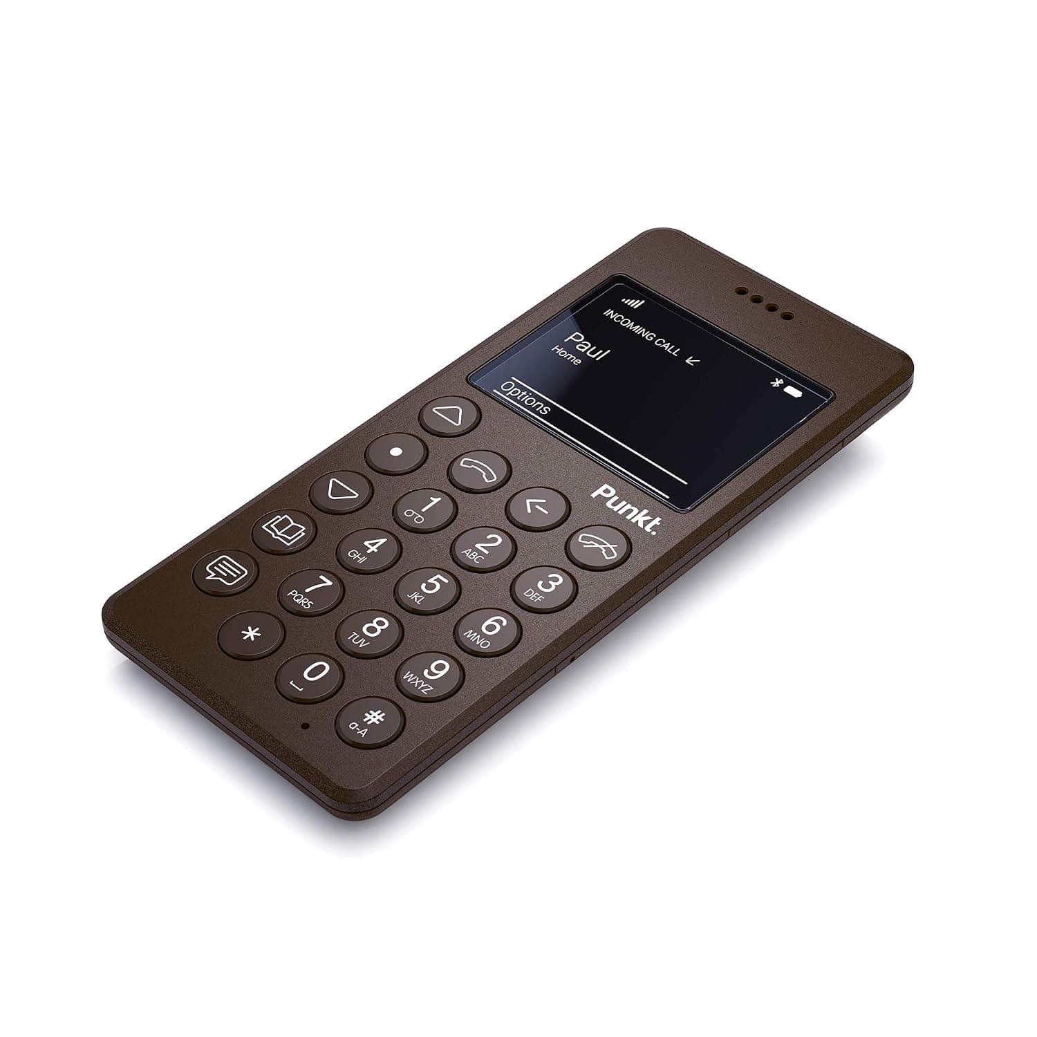 Punkt MP01 Mobile Phone 2G GSM - (GSM Only, No CDMA) Factory Unlocked - International Version with No Warranty (Brown)