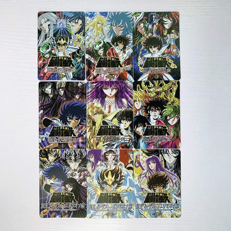 SA-LUX - 9pcs/set Seiya Тоуs Hobbies Hobby Collectibles Game Collection Anime Cards