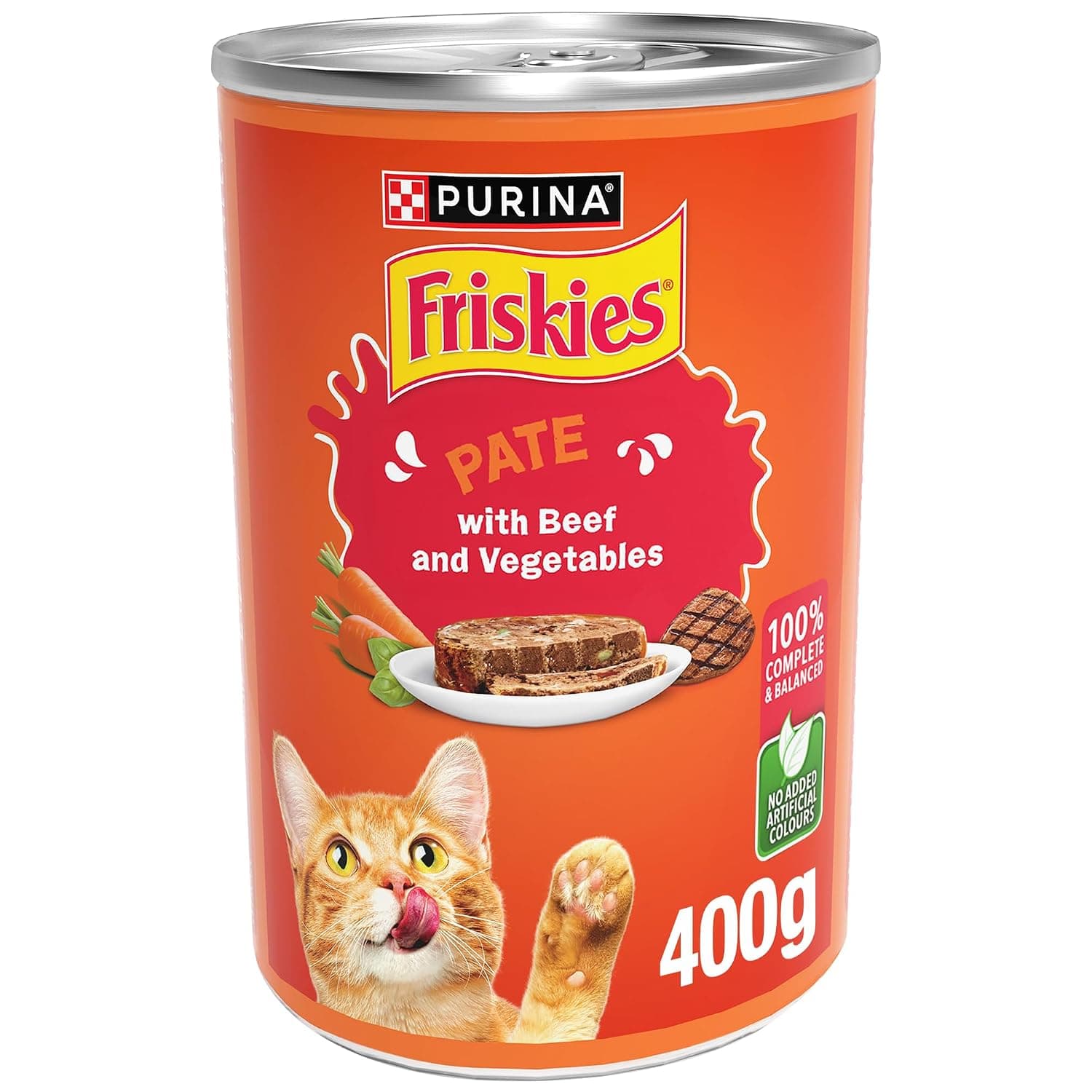 Friskies Chunkpound with Beef and Vegetables Canned Cat Food - 400 g