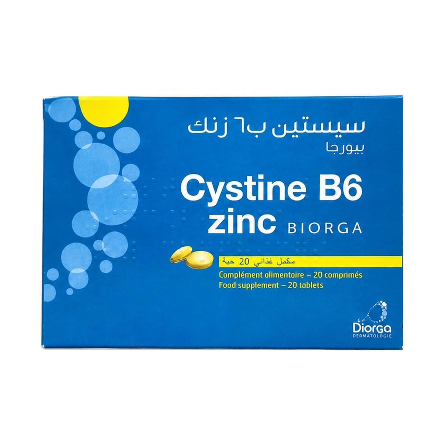 Cystine B6 anti hair loss hair regrowth Tablet, 120 Tablets