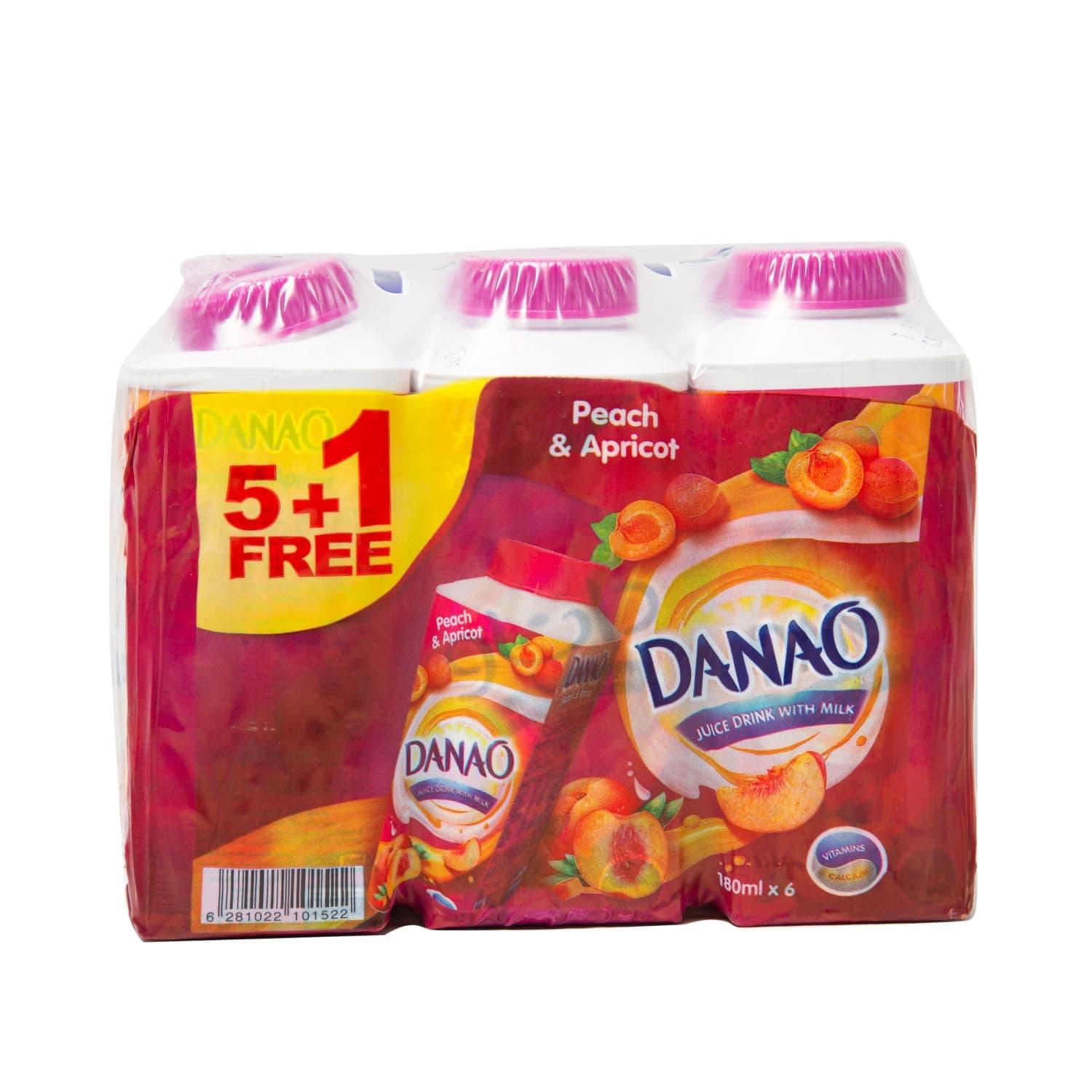 DANAO 180ml x 6 (1 FREE) Peach-Apricot - SL