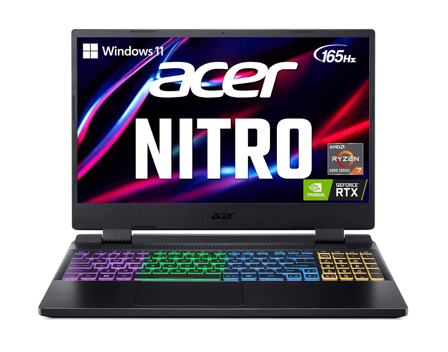 Acer Nitro 5 AN515-46-R0EQ Gaming Laptop | AMD Ryzen 7 6800H Octa-Core CPU | NVIDIA GeForce RTX 3070 Ti Laptop GPU | 15.6" QHD FreeSync 165Hz IPS | 32GB DDR5 | 1TB Gen 4 SSD | Wi-Fi 6E | RGB Backlit