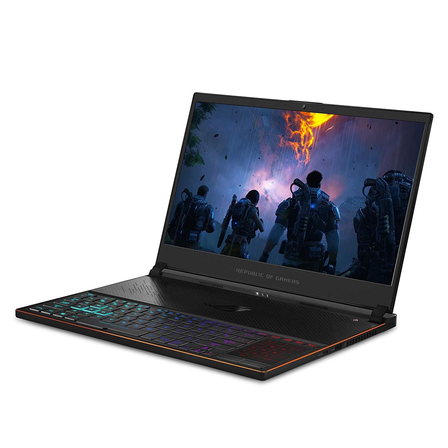 ROG Zephyrus S Ultra Slim Gaming Laptop, 15.6” 240Hz HDR IPS-Type FHD, GeForce RTX 2080, Intel Core i7-9750H Processor, 16GB DDR4, 1TB PCIe Nvme SSD, Aura Sync RGB, Windows 10 Pro, GX531GX-XB76