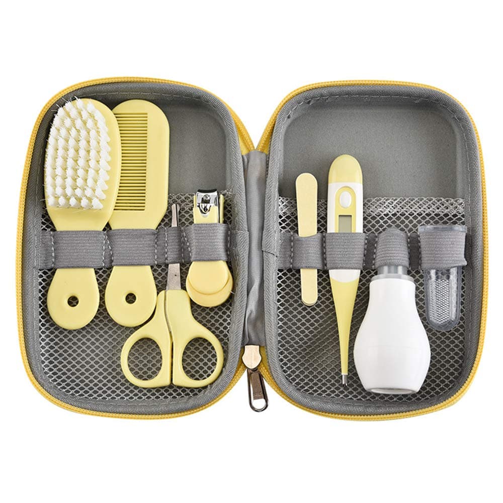 Baby Grooming Kit Baby Health Care Kit Newborn BabyCare Accessories Baby Daily Care Essentials Set Safety Cutter Nail Care Set Nursery Baby Care Kit for Infants Newborns (Color 2)