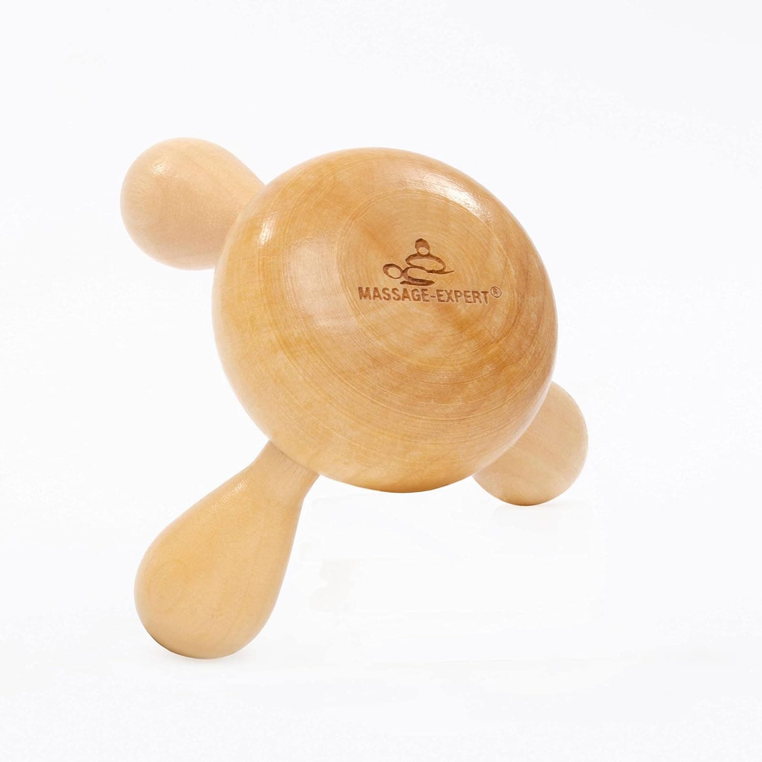 MASSAGE-EXPERT Ergo Massage aid/Massage Device Made of Cherry Wood, Oil-Resistant | Relaxation for Back, Neck, arms & Legs | Top Hygiene Thanks to Oil-Resistant Varnish | Quality