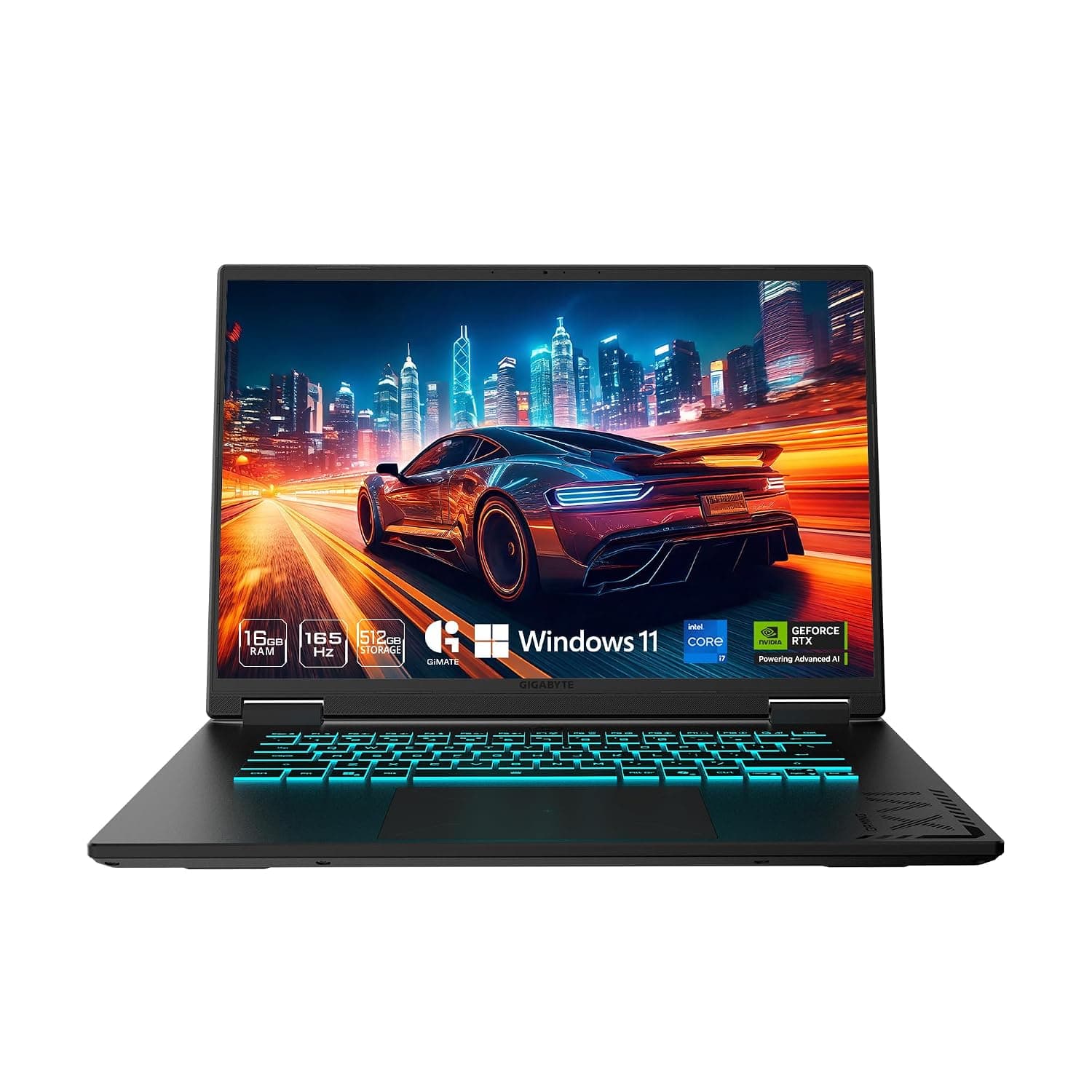 GIGABYTE - Gaming A16 Gaming Laptop - 165Hz 1920x1200 WUXGA - NVIDIA GeForce RTX 5050 - Intel i7-13620H - 512GB SSD with 16GB DDR5 RAM - Windows 11 Home AD A16 CTHI3US894SH