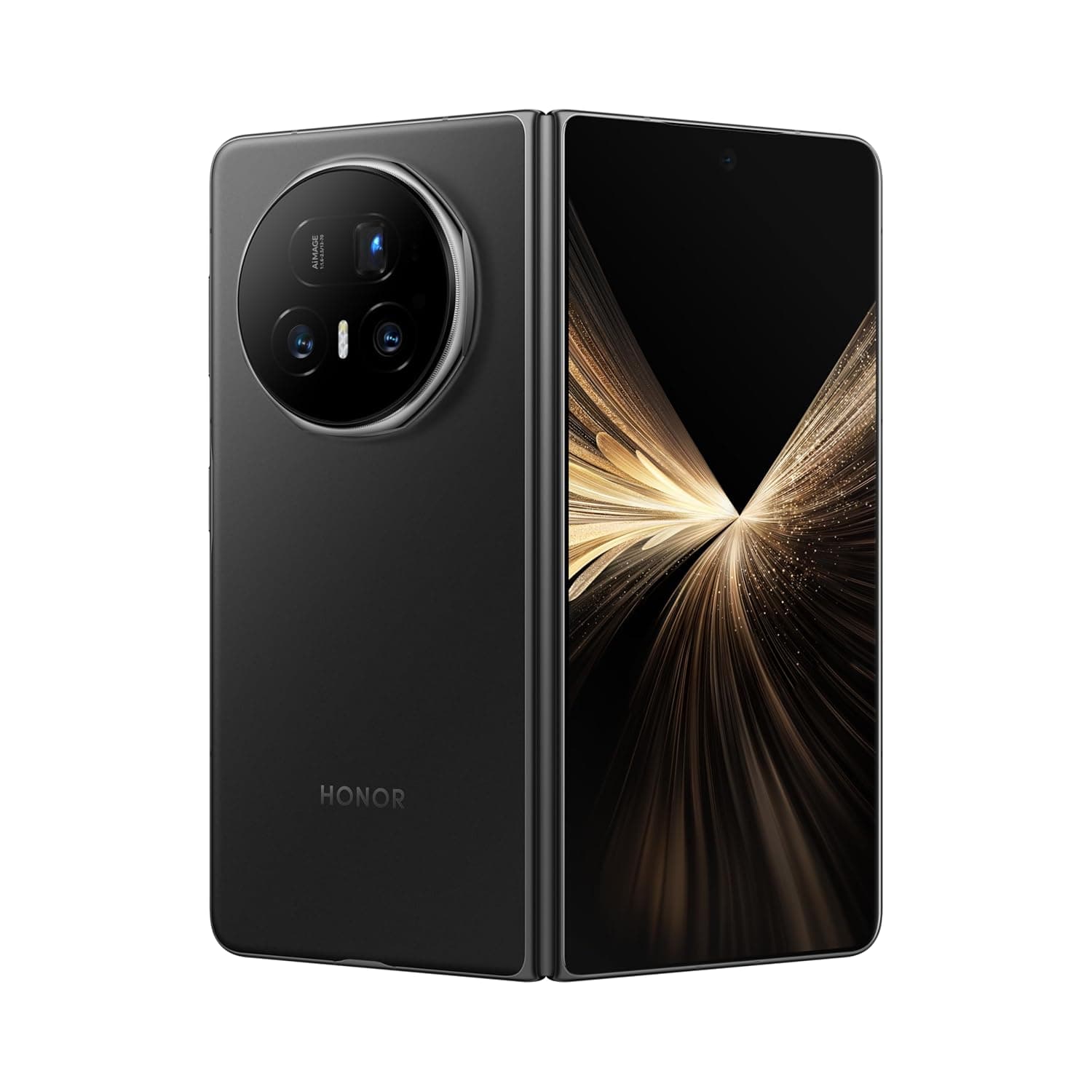 HONOR Magic V​5 5G ​(MBH-N49) AI Mobile Phone, Sim Free, ​512GB​ Storage 1​6GB ​RAM, ​​​Dual SIM, Android 1​5​, Folding Screen Smartphone (Black)