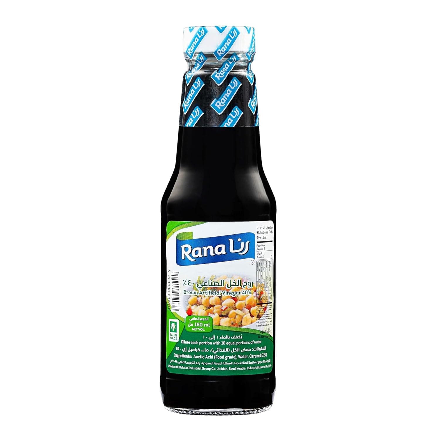 Rana Brown Artificial Vinegar, 180 ml - Pack of 1
