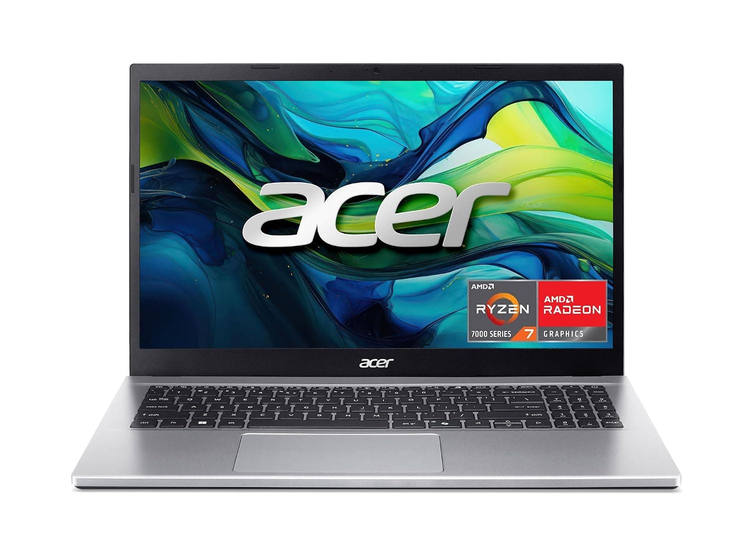 Acer Aspire Go 15 AG15-42P-R917 15.6" FHD Laptop AMD Ryzen 7 7730U 16GB RAM 512GB PCIe SSD AMD Radeon Graphics Windows 11 Wi-Fi 6 HD Webcam Pure Silver Notebook Computer