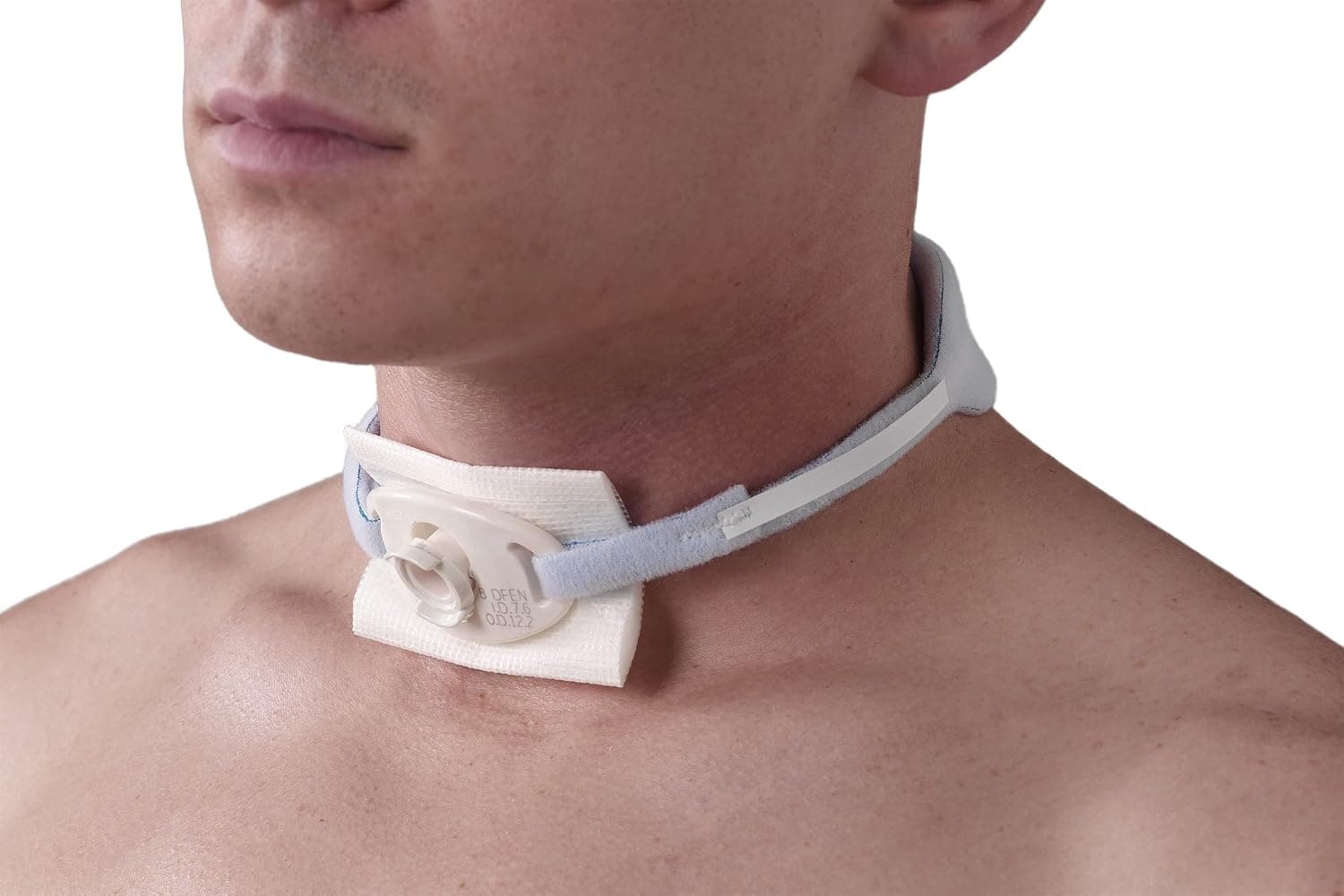 Posey TIDI Foam Trach Tie – Large – 1 Package of 12 Ties – Tracheostomy Tube Holder – Home Care (8197L)
