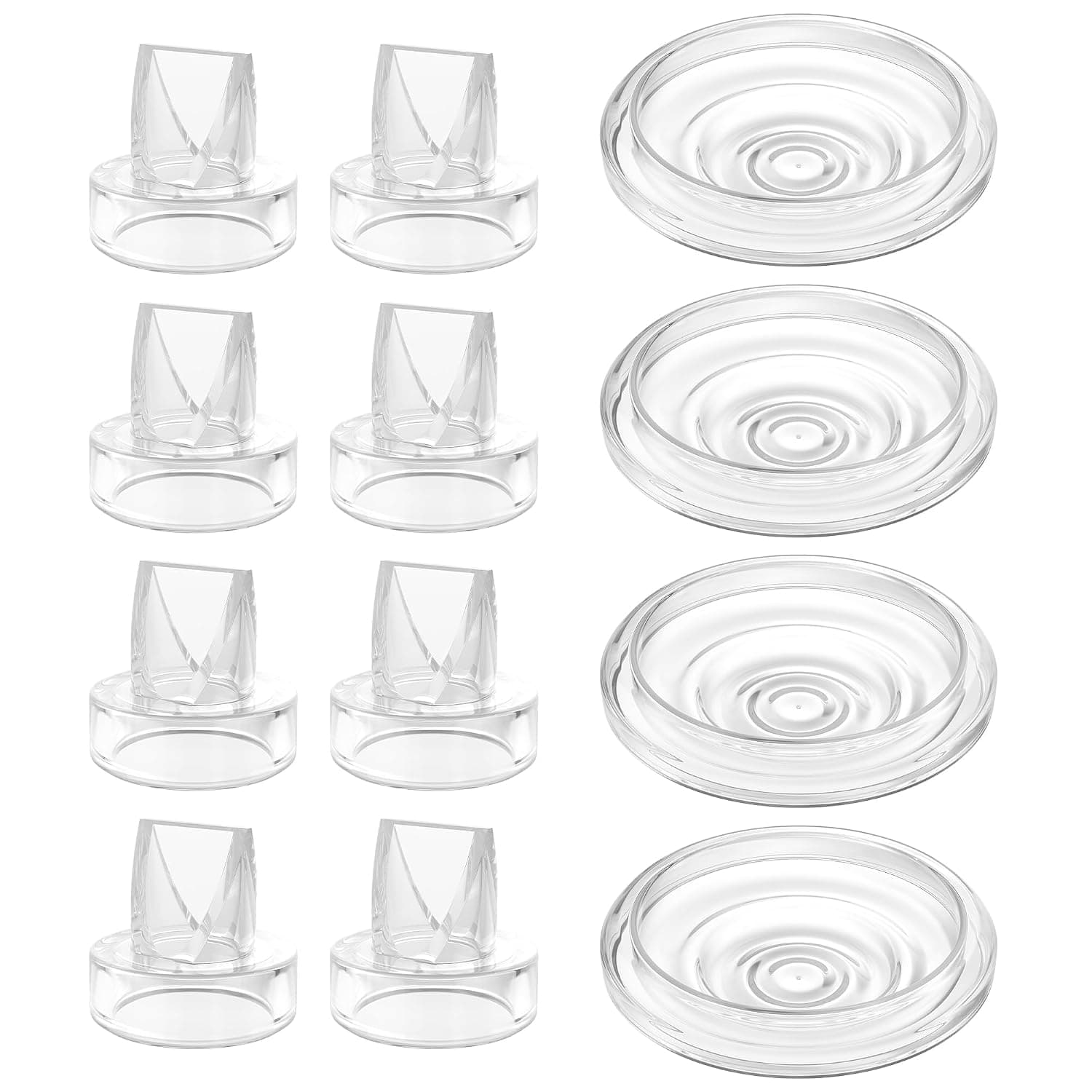 S9/S12 Pro Duckbill Valve Silicone Diaphragm Replacement Kits, 12 Pack | Breast Pump Parts Accessories Compatible with Momcozy, Breastfeeding Essentials, Durable, Food-grade Silicone