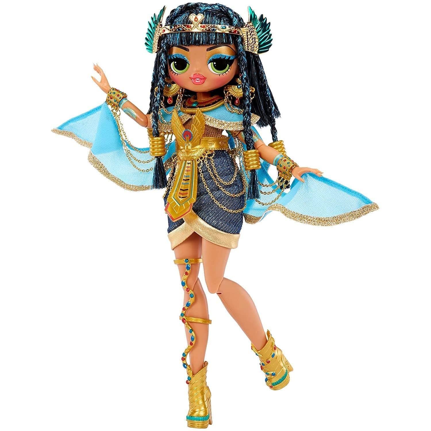 LOL Surprise OMG Fierce Collector Cleopatra Fashion Doll- Premium Collector Doll with Luxe Blue & Gold Royal Outfit Accessories