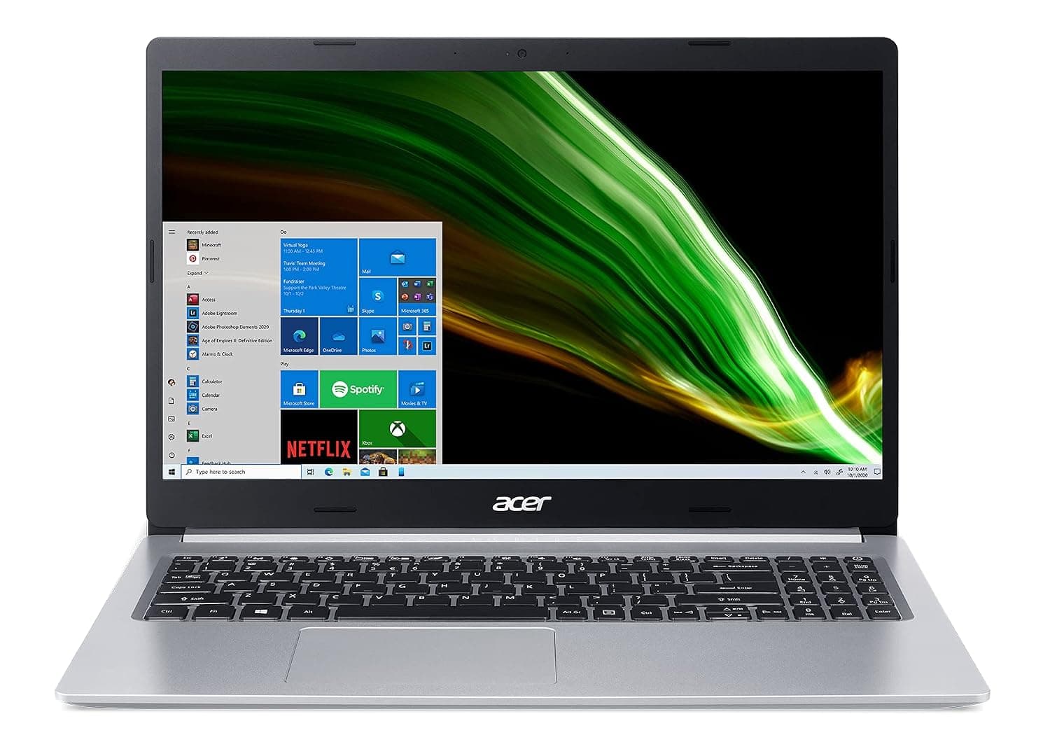 Acer Aspire 5 A515-45-R1YC Slim Laptop | 15.6" Full HD IPS | AMD Ryzen 5 5500U Hexa-Core Mobile Processor | 8GB DDR4 | 256GB NVMe SSD | WiFi 6 | Backlit KB | Windows 10 Home