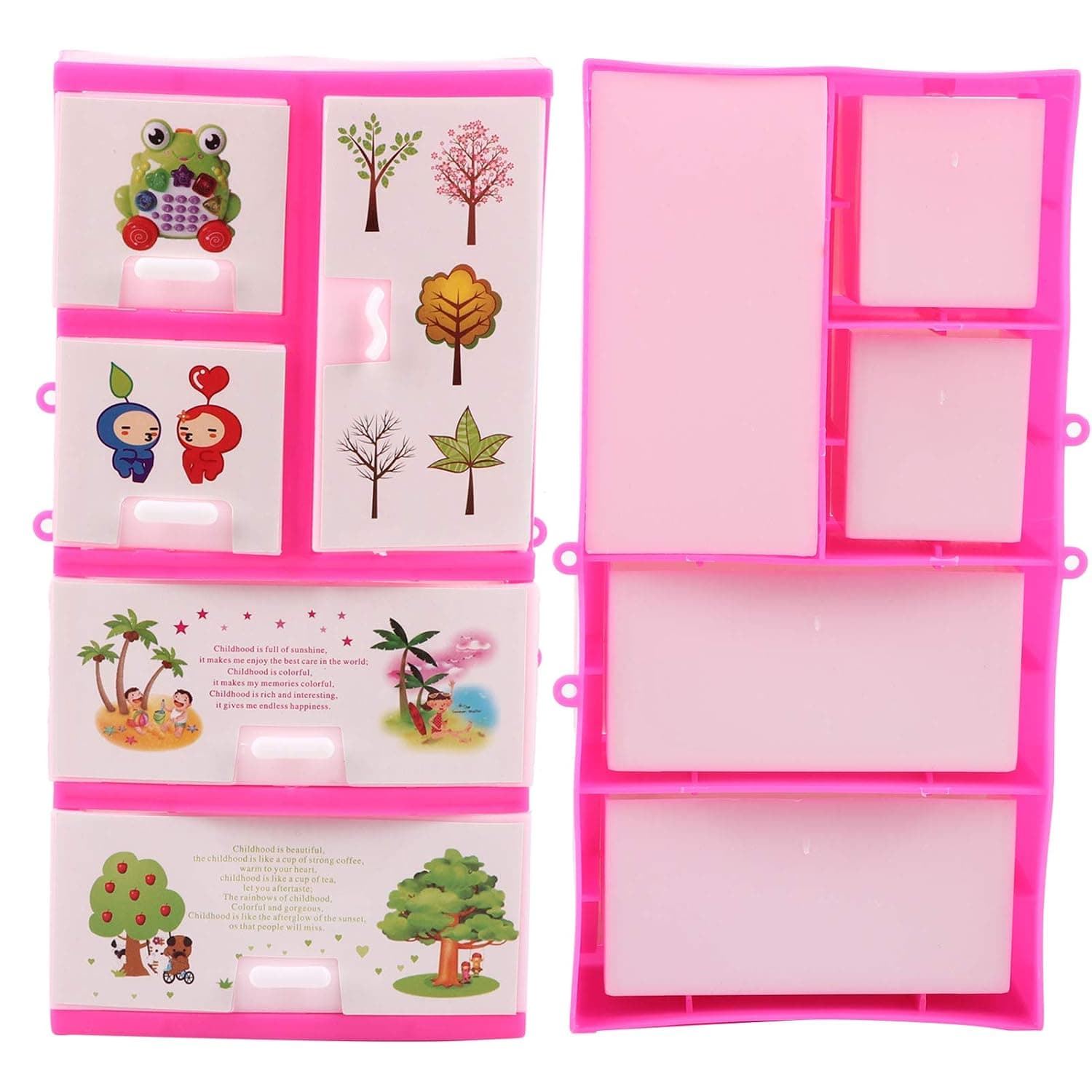 Dolls Closet Wardrobe,Closet Cabinet for Pin Doll Accessories Toys Dollhouse Furniture