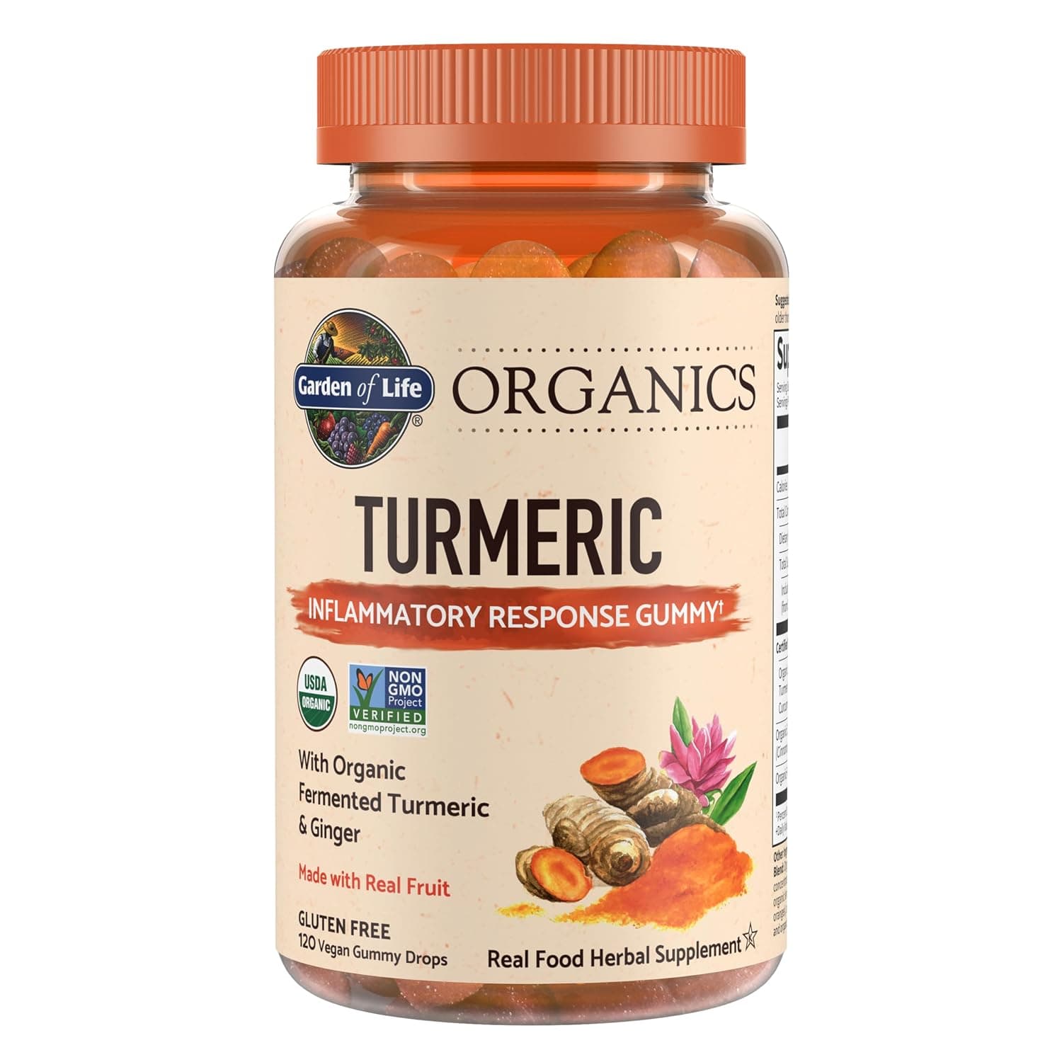 Garden of Life, MyKind Organics, Turmeric, Inflammatory Response Gummy, 120 Vegan Gummy Drops