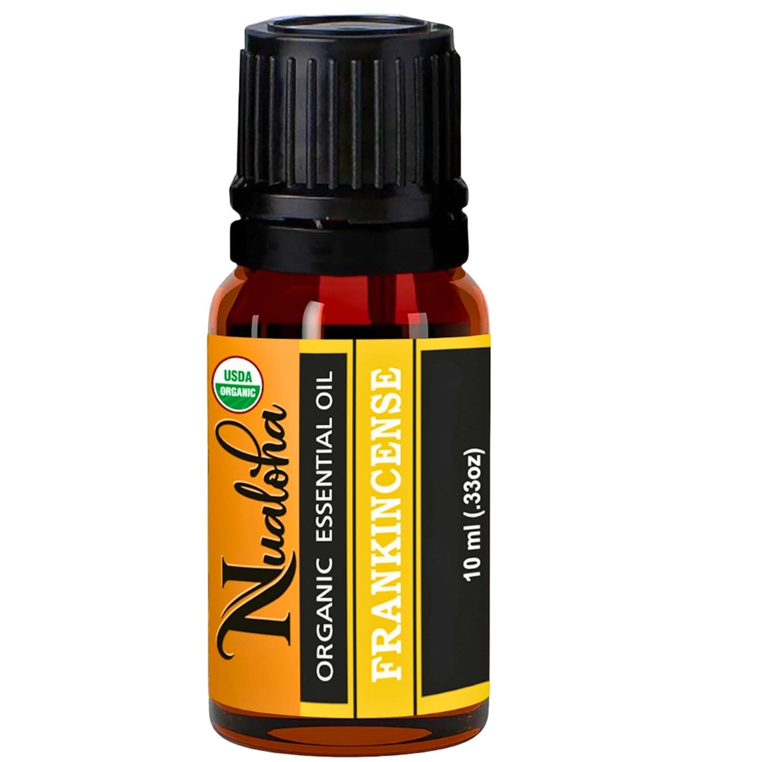 Organic Frankincense Essential Oil, 100% Pure and Natural Therapeutic Grade For Face, Hair, Skin, Body, Aromatherapy and Massage (10 ml)